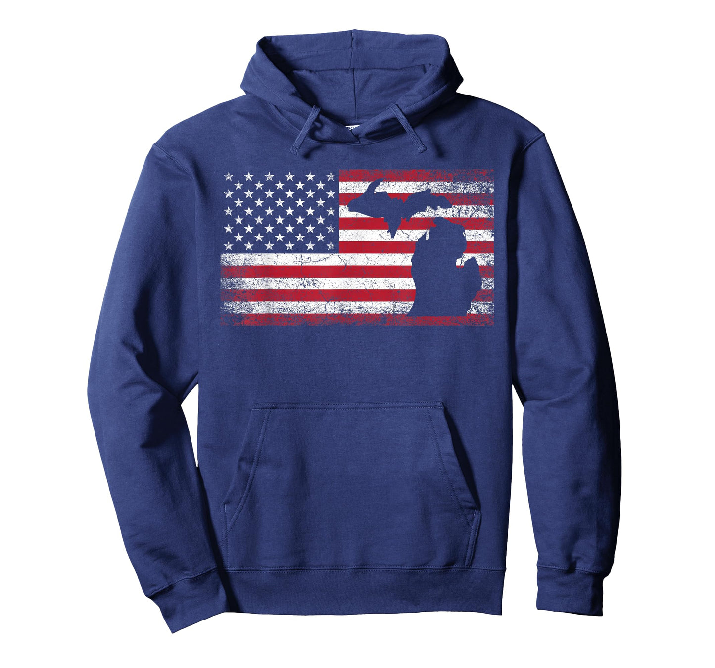 Michigan 4th of July American Flag USA America Patriotic T-Shirt
