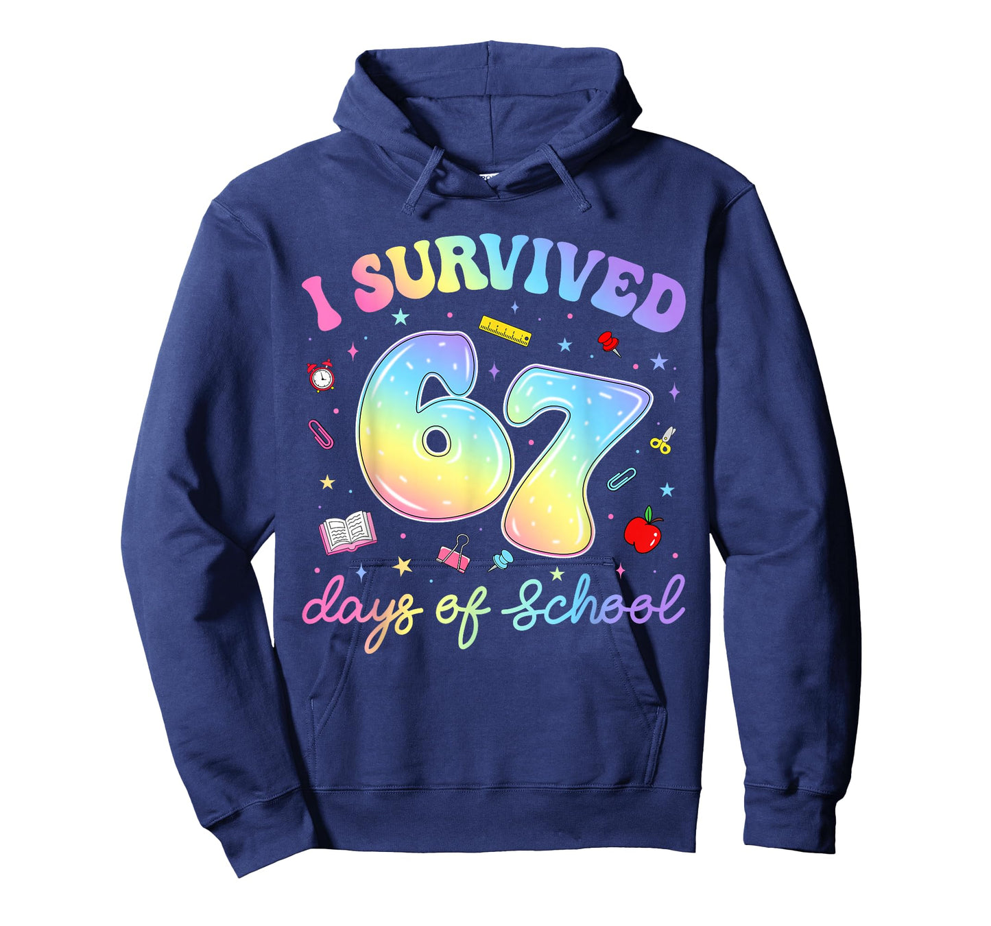 I Survived 67 Days of School Funny Meme Teacher Student T-Shirt