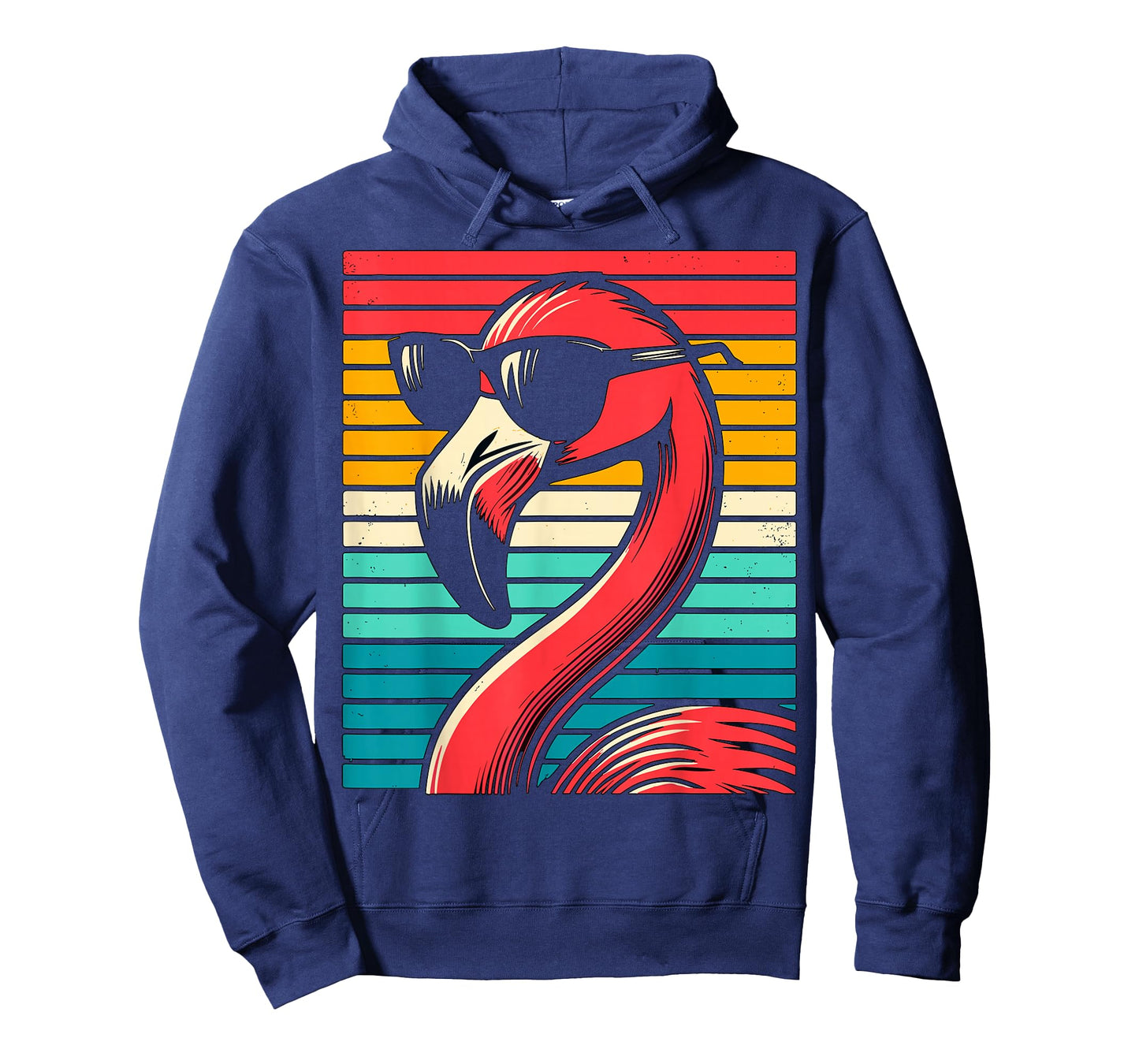 cool Flamingo with Sunglasses 70s 80s 90s Party Retro T-Shirt