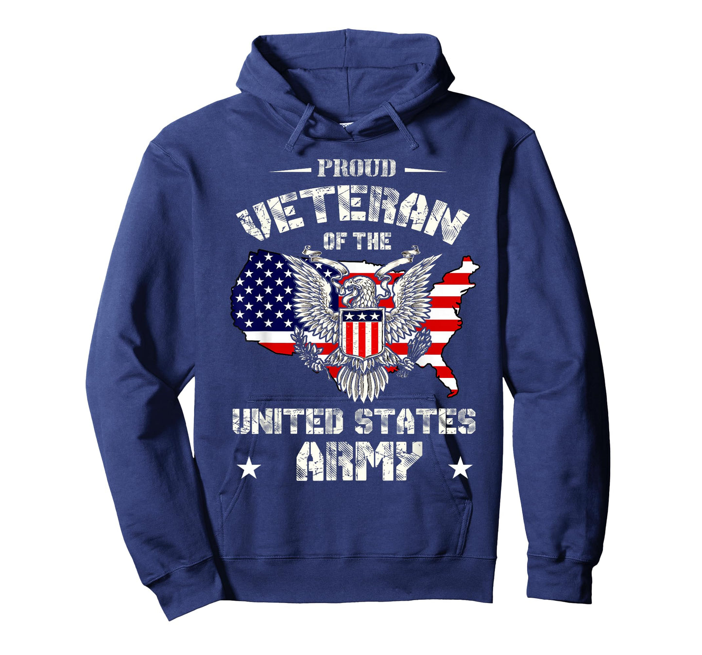 Proud Veteran of the US Army - USA Flag Soldier Veteran T-Shirt