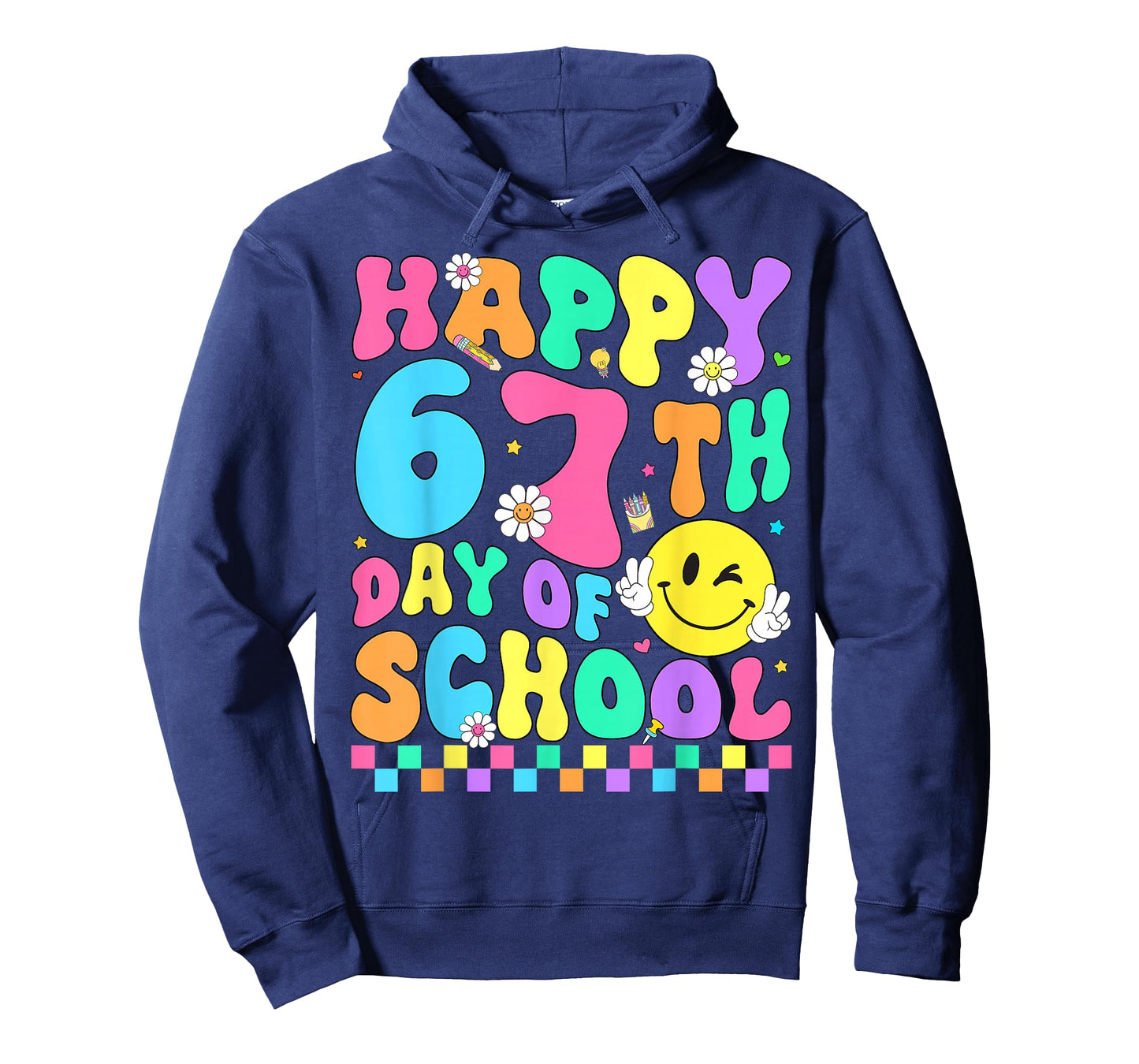 Happy 67th Day of School 67 Days of School Kids Boys Girls T-Shirt