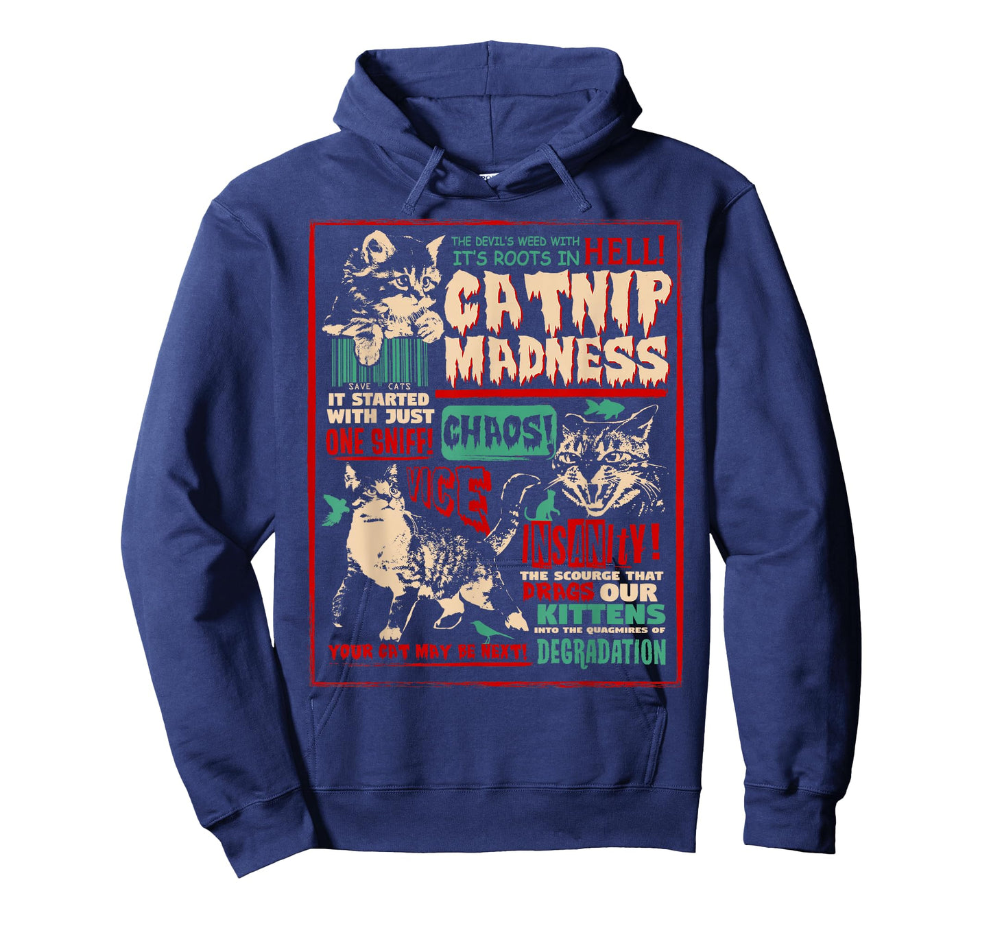 Catnip Madness Cute Kitten Cat Lover Gift Cat Owners T-Shirt