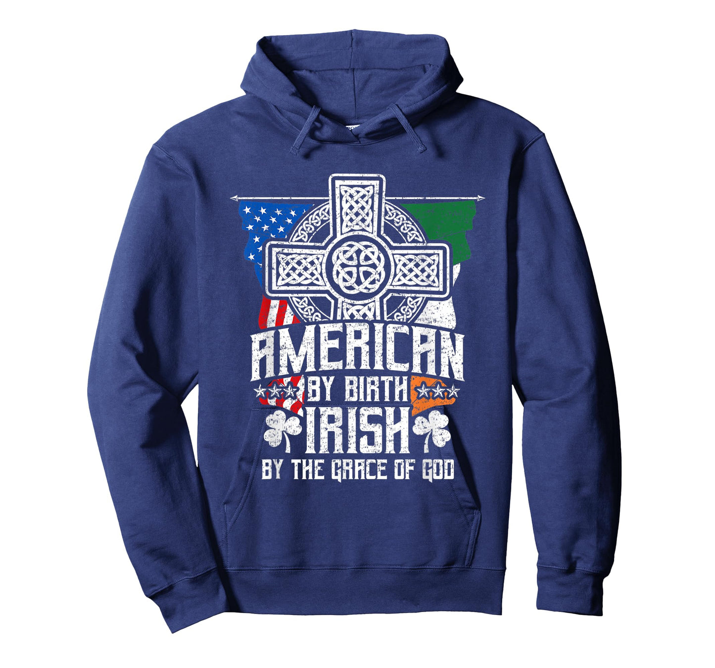 American By Birth Irish By The Grace Of God High Cross T-Shirt