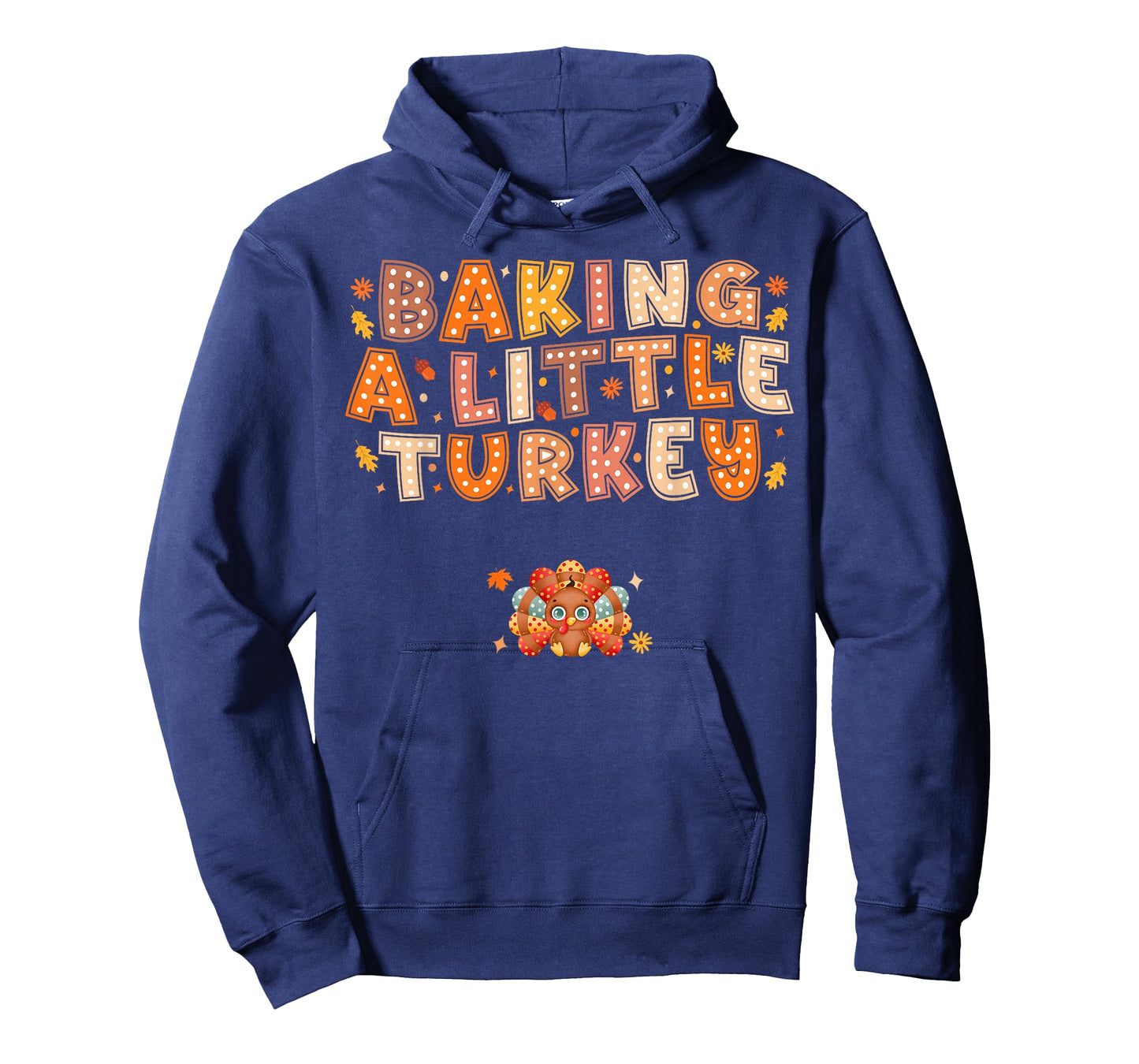 Baking a Little Turkey Thanksgiving Pregnancy Announcement T-Shirt