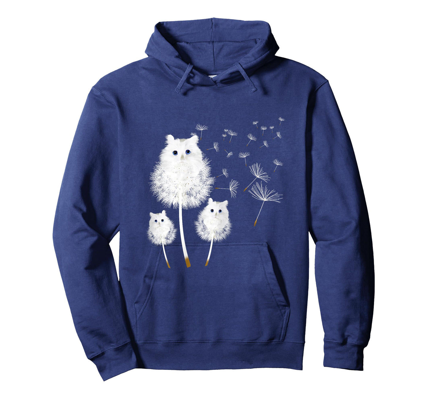 Cat Dandelion Amazing Flower Cat Lover Design Women Girls T-Shirt
