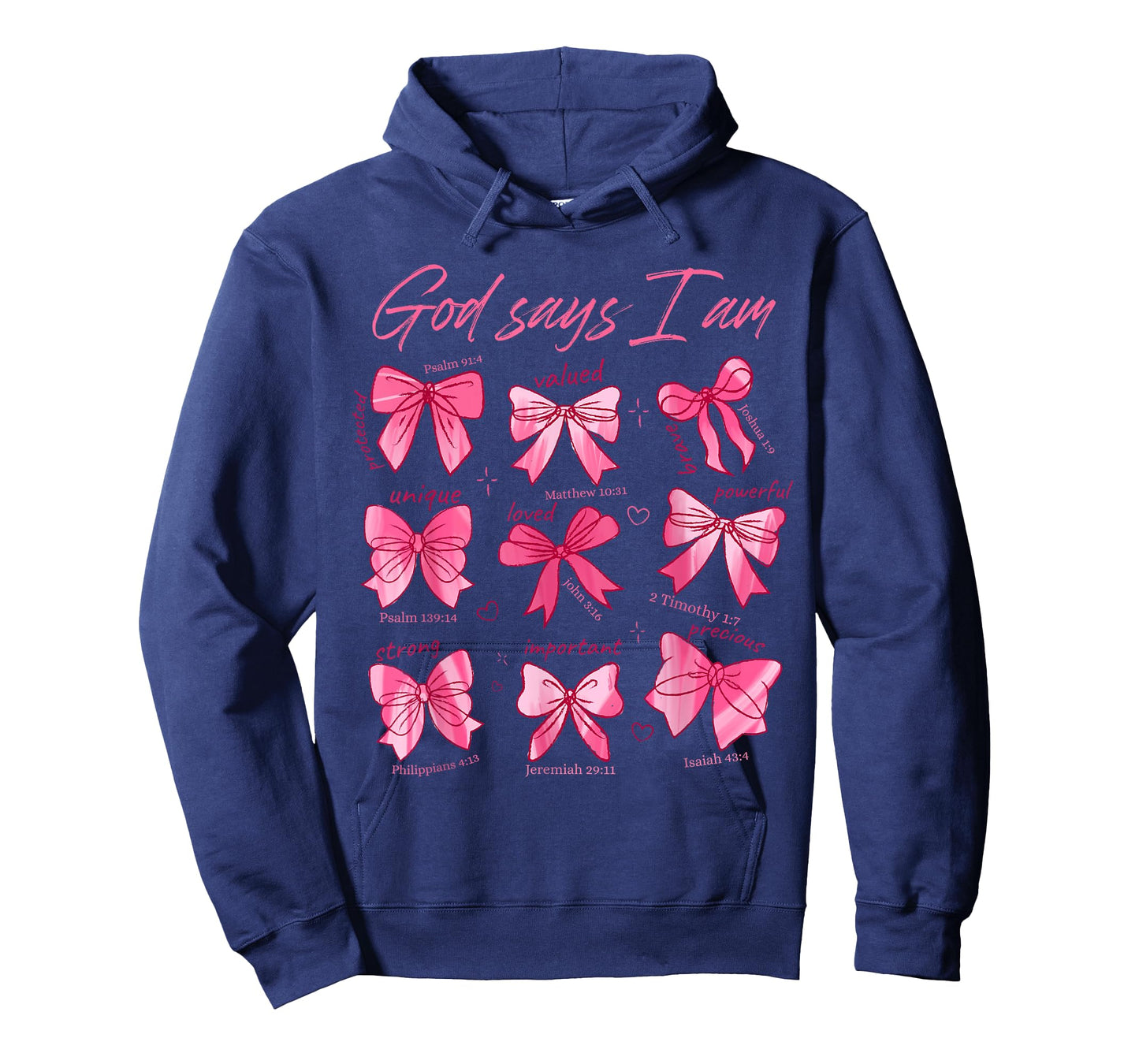 Christian God Say Am Bow Jesus Teen Girl Women Good Sister T-Shirt