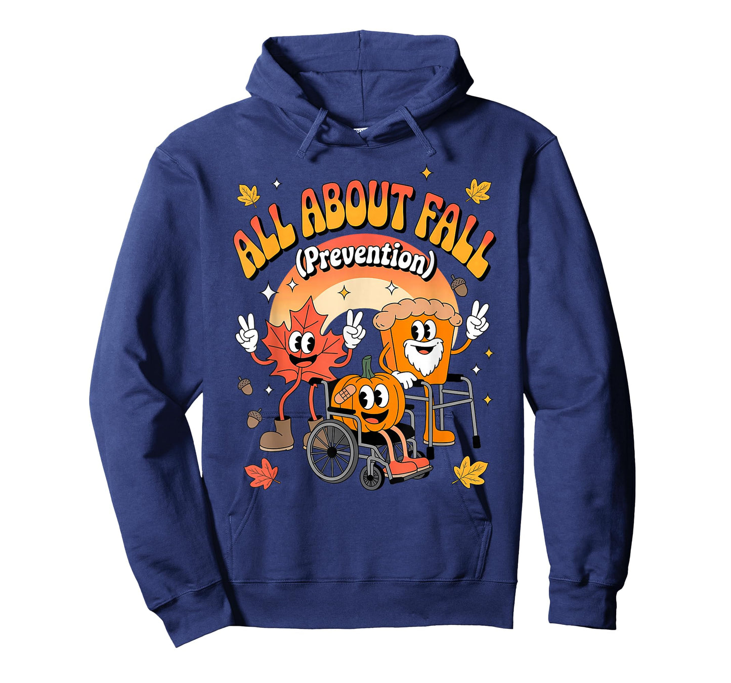 All About Fall Prevention Fall Nurse Healthcare Thanksgiving T-Shirt