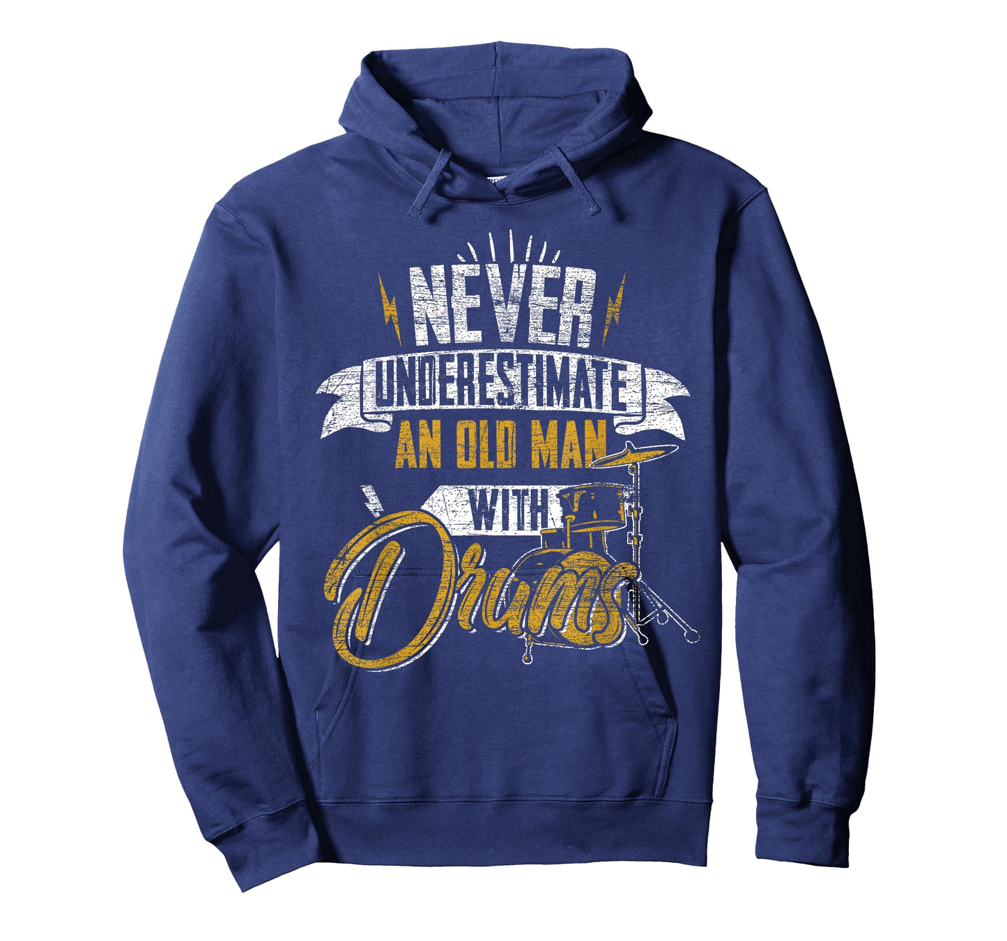 Drummer Never Underestimate An Old Man With Drums T-Shirt