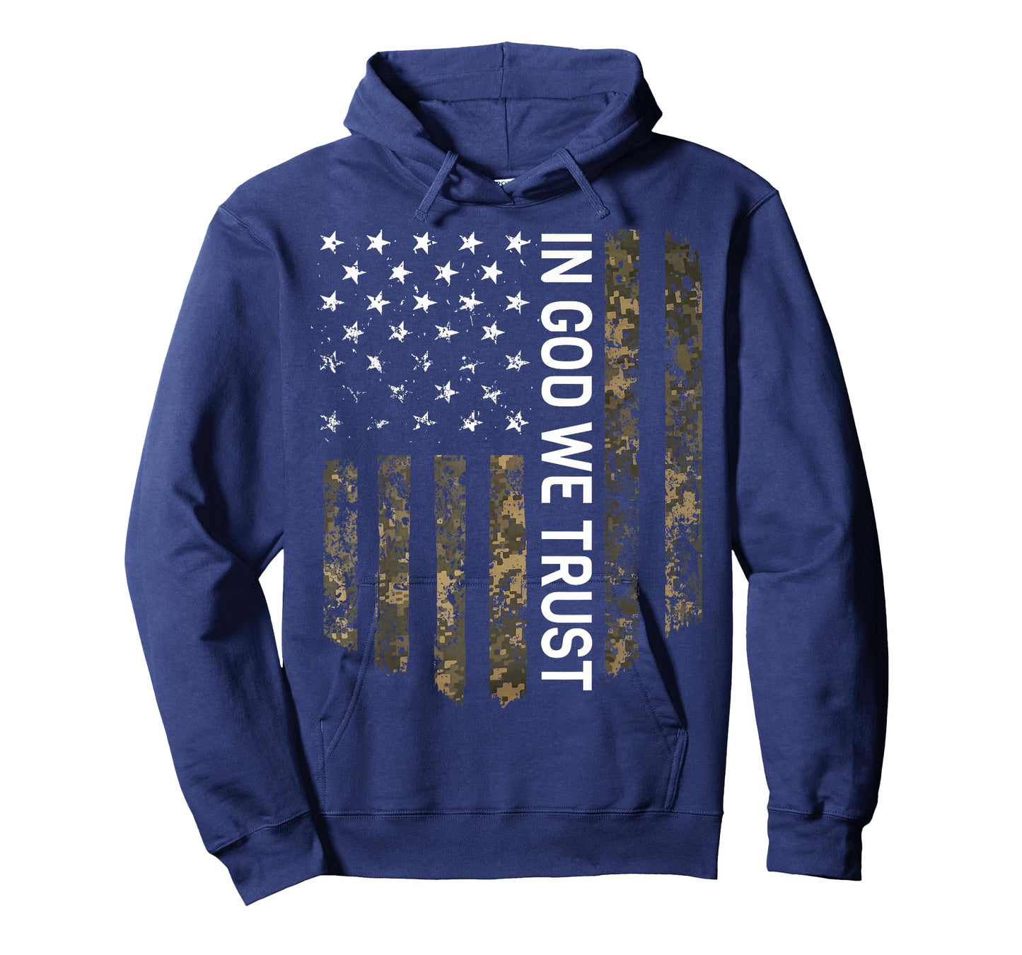 Patriotic American Flag Camo In God We Trust USA Patriot T-Shirt