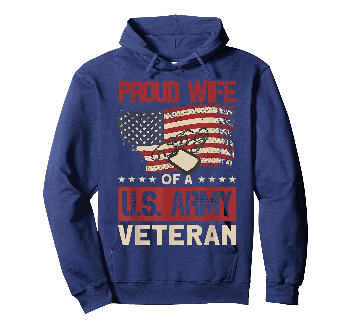 Proud Wife of A U.S. Army Veteran - Soldier Wife T-Shirt