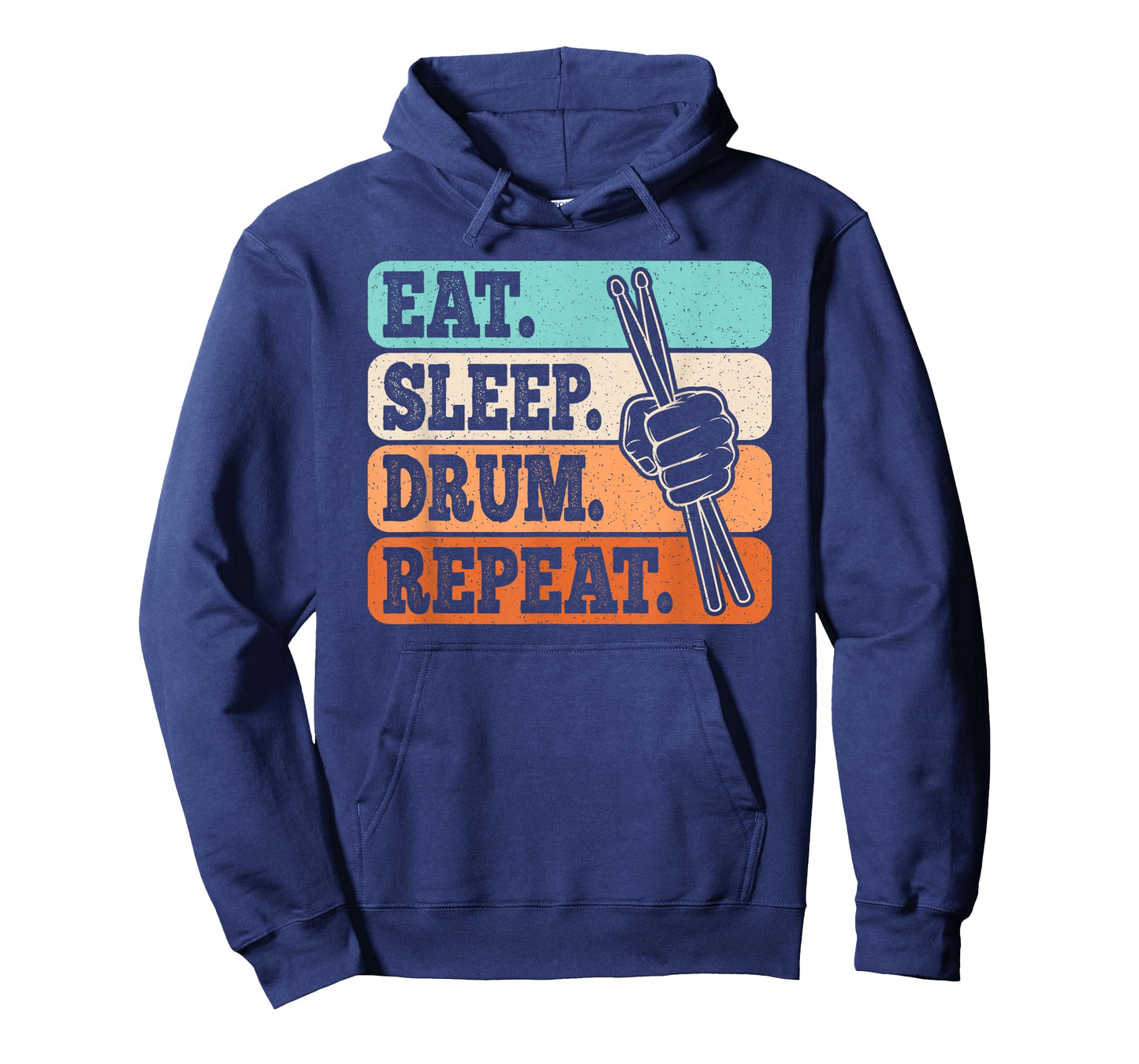 Eat Sleep Drum Repeat Funny Drummer Drumming Lover Men Boys T-Shirt
