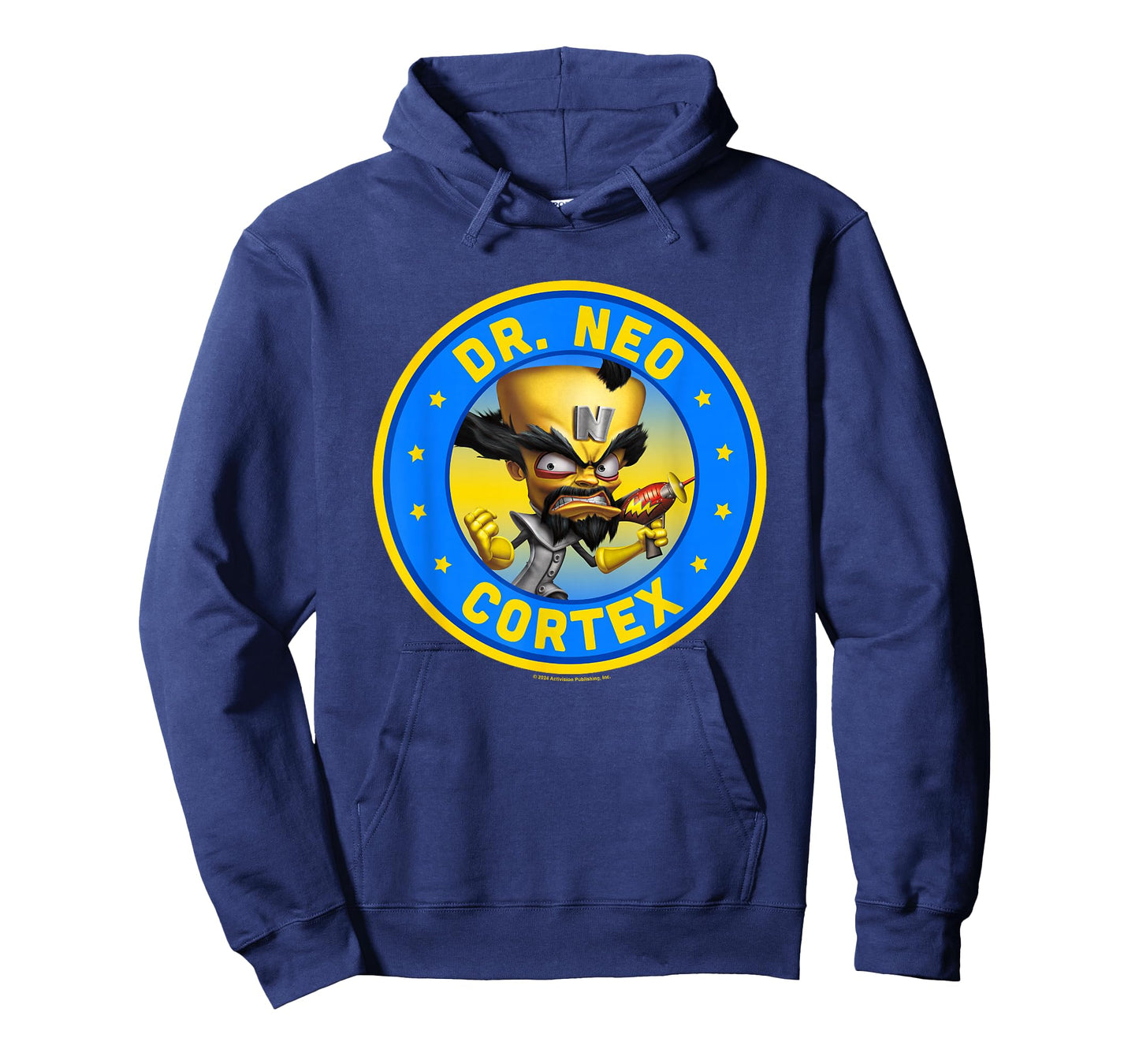 Crash Bandicoot Dr. Neo Cortex Star Spangled Logo T-Shirt