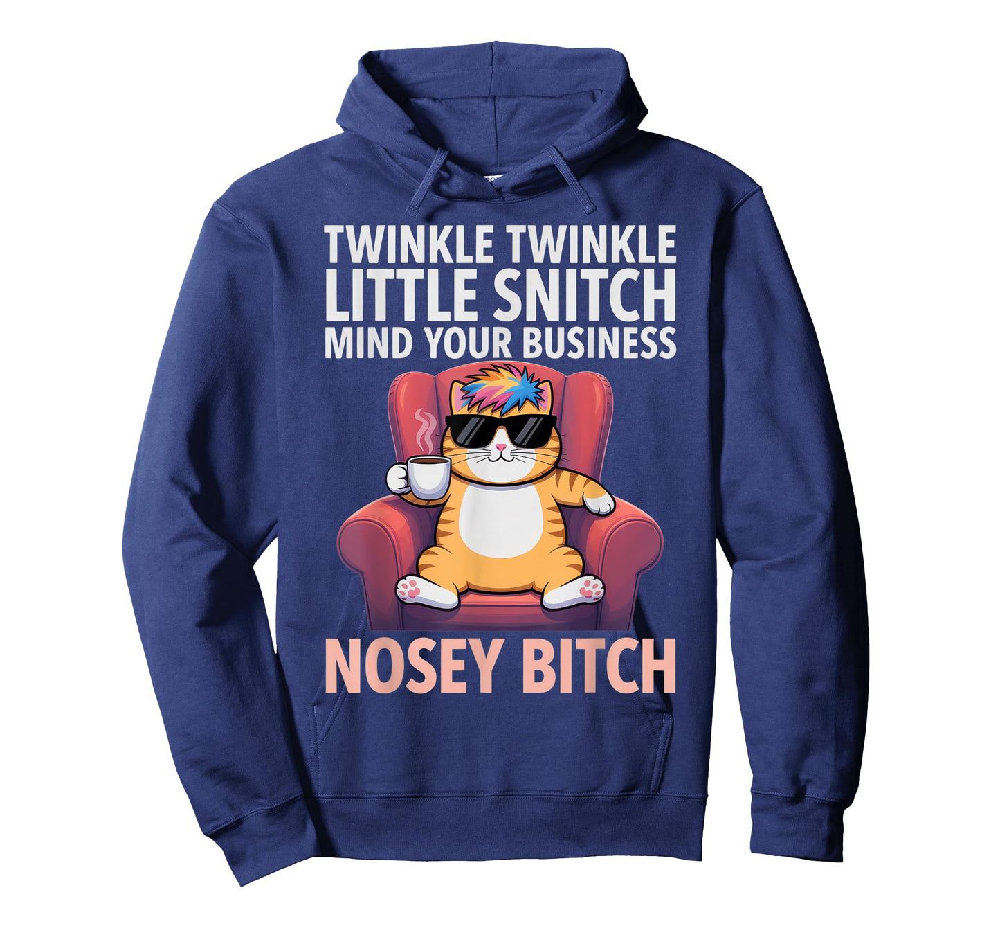 Twinkle Twinkle Little Snitch Funny Cat Expression for Sassy T-Shirt