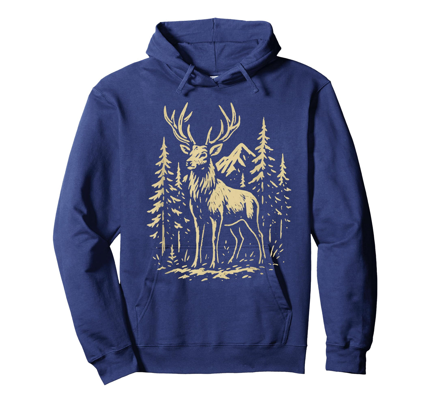 Majestic Red Deer Stag Hart Buck Rustic Wilderness Graphic T-Shirt