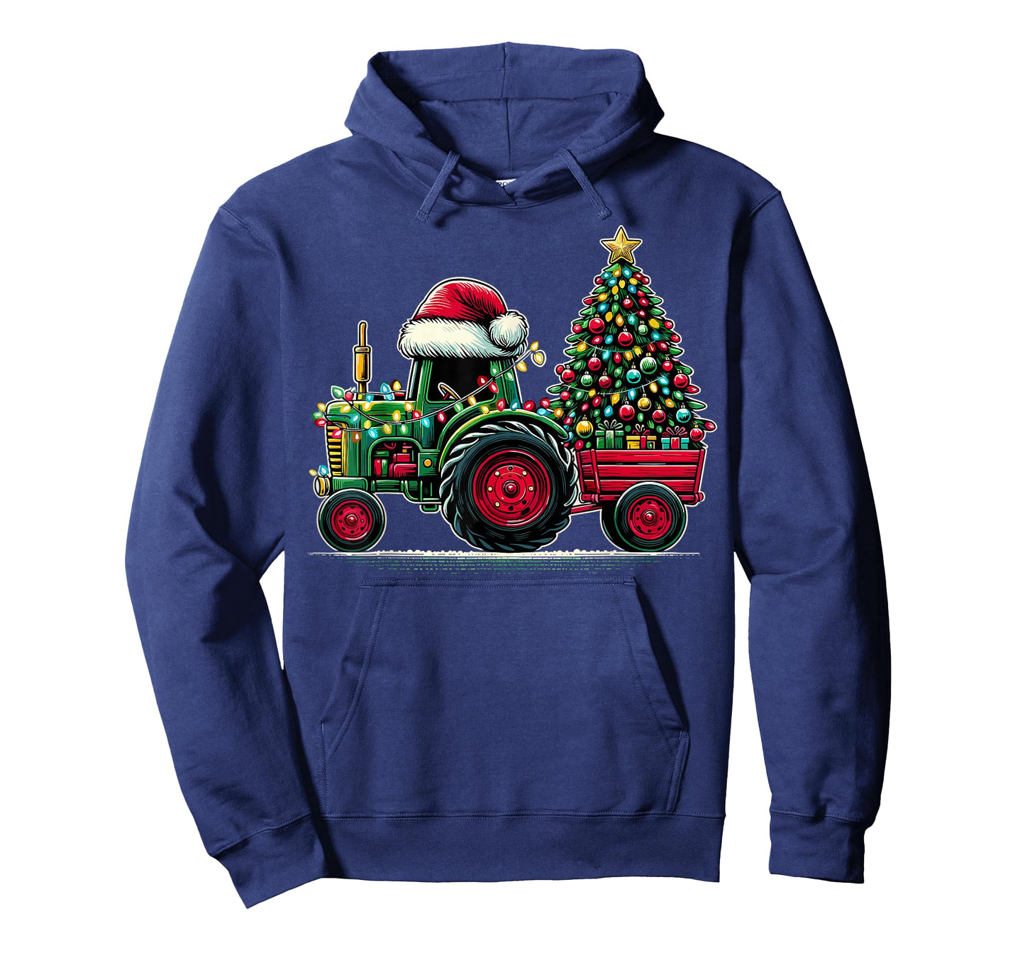 Christmas Tractor Santa Xmas Farm Truck T-Shirt