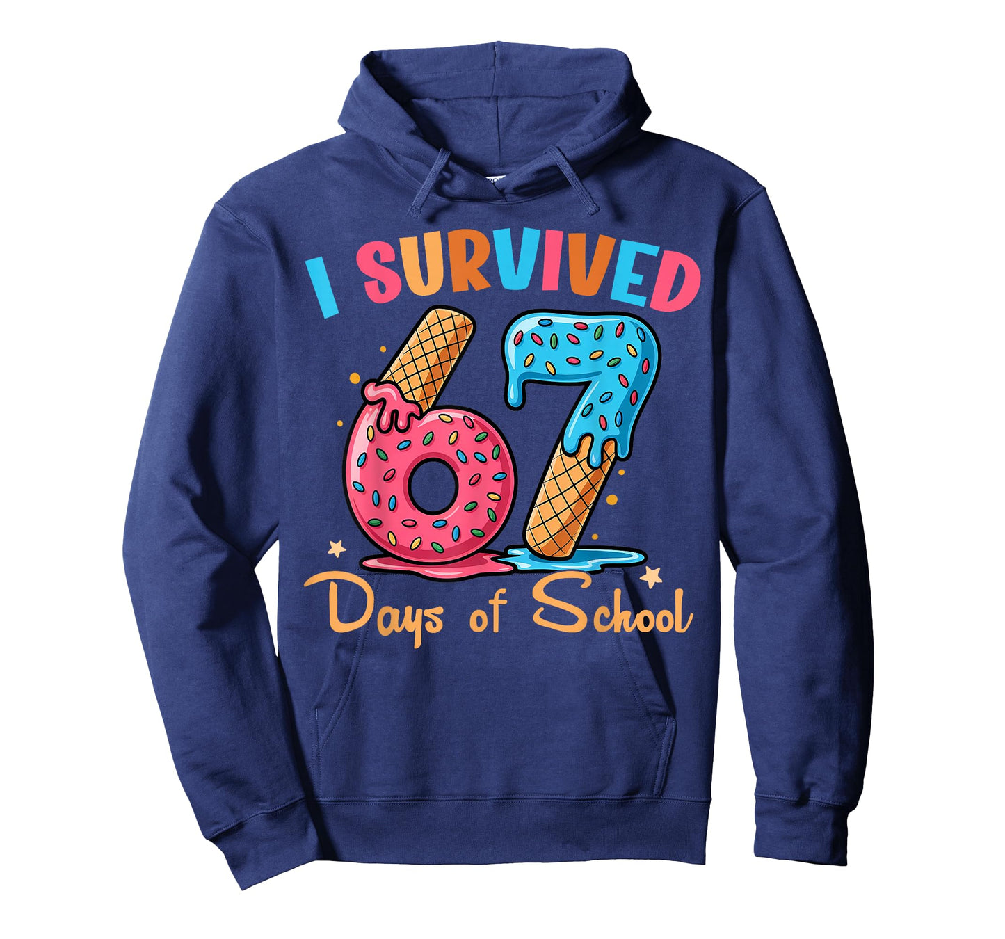 I Survived 67 Days of School Funny Six Seven Meme Teacher T-Shirt