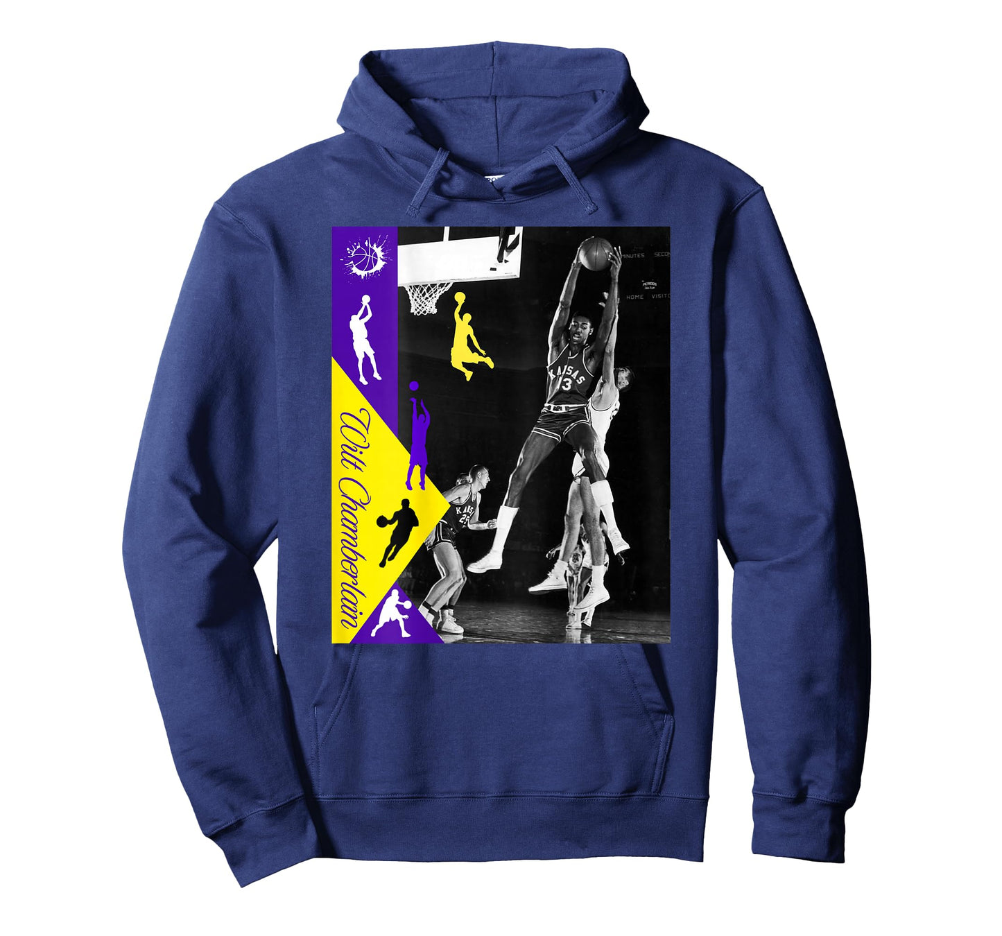 Wilt Chamberlain_NBA_002_Back Printed T-Shirt