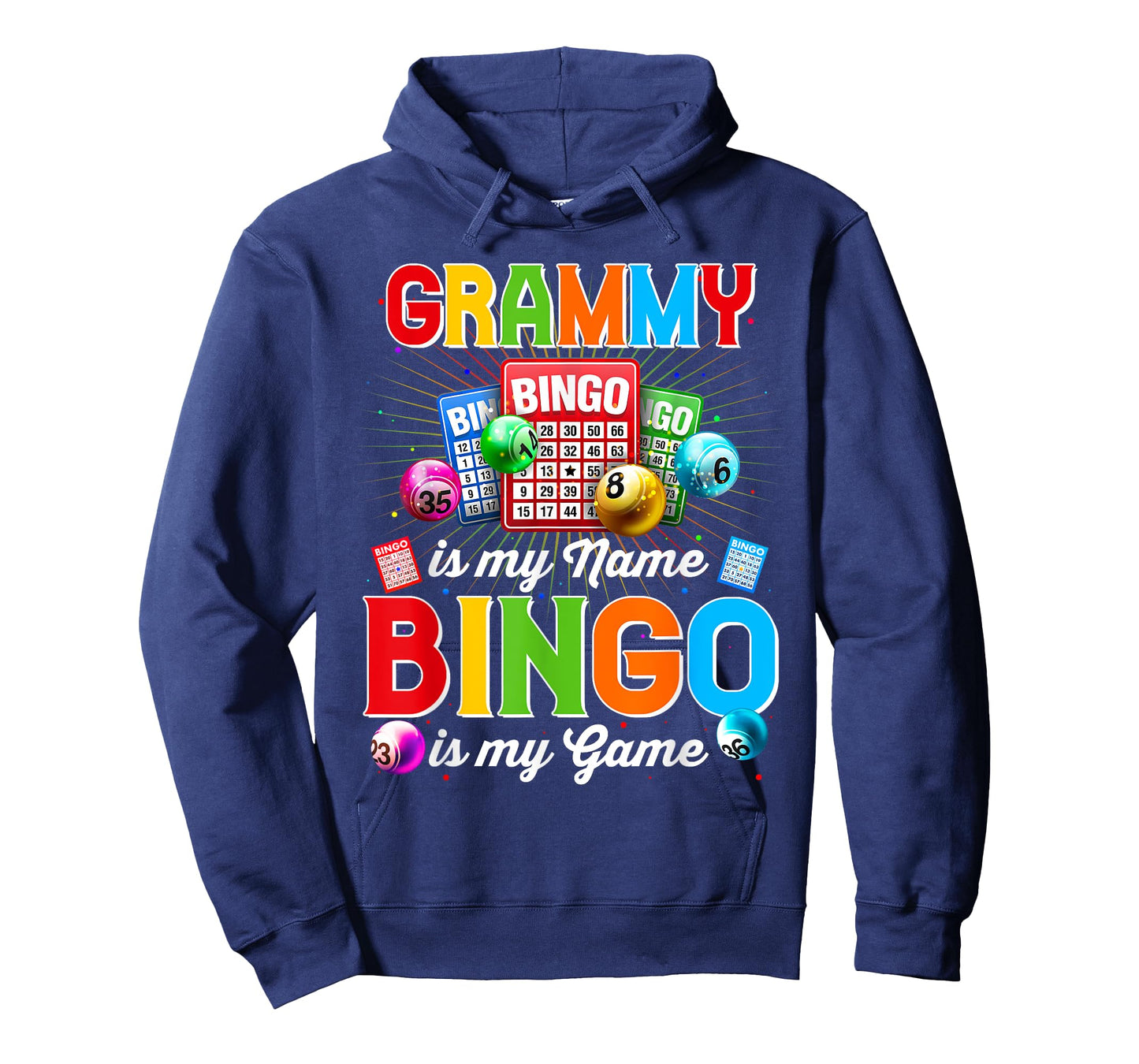 Bingo Funny Grammy Is My Name Bingo Is My Game Xmas T-Shirt