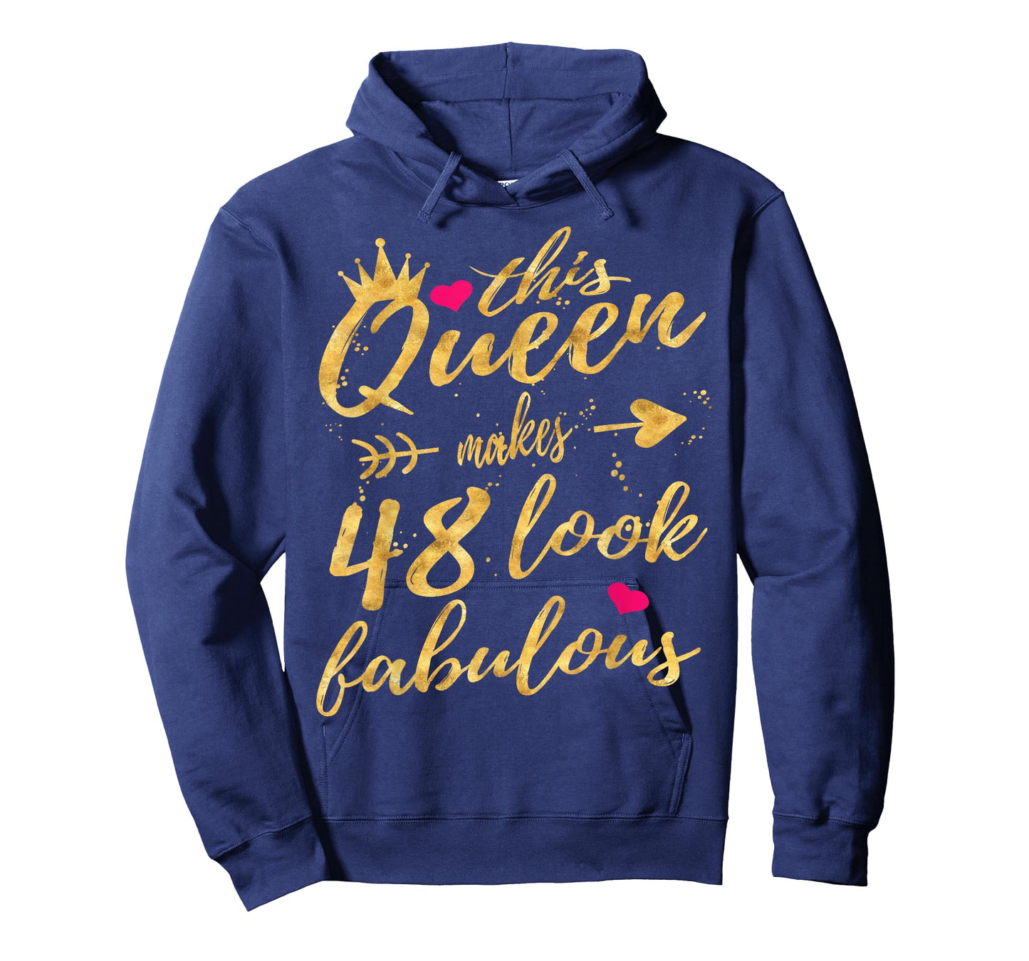 This Queen Makes 48 Look Fab 48th Birthday Apparel Women's T-Shirt