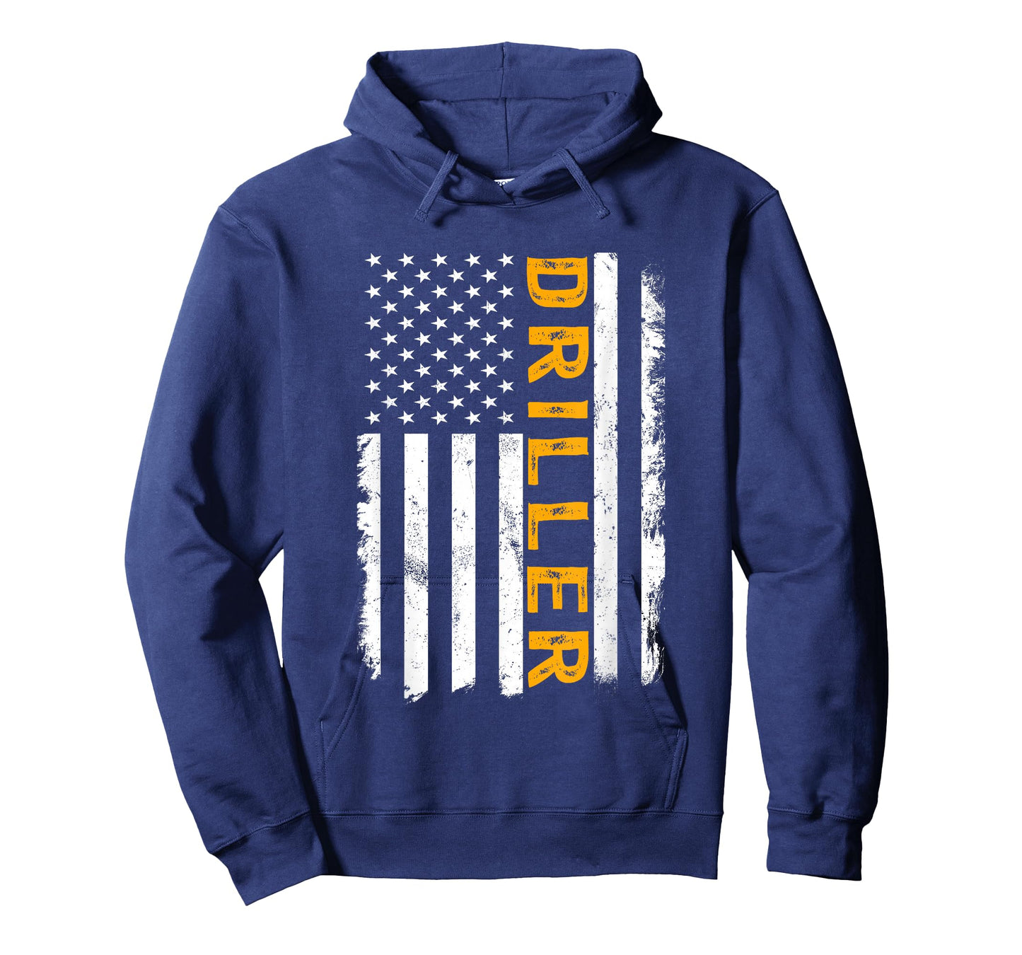Driller Job, American Flag Drillers Career T-Shirt