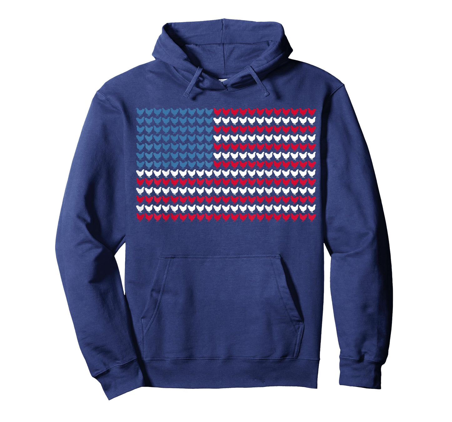 Chicken Patriotic Farmers 4th Of July Chicken American Flag T-Shirt for Women Kids Men