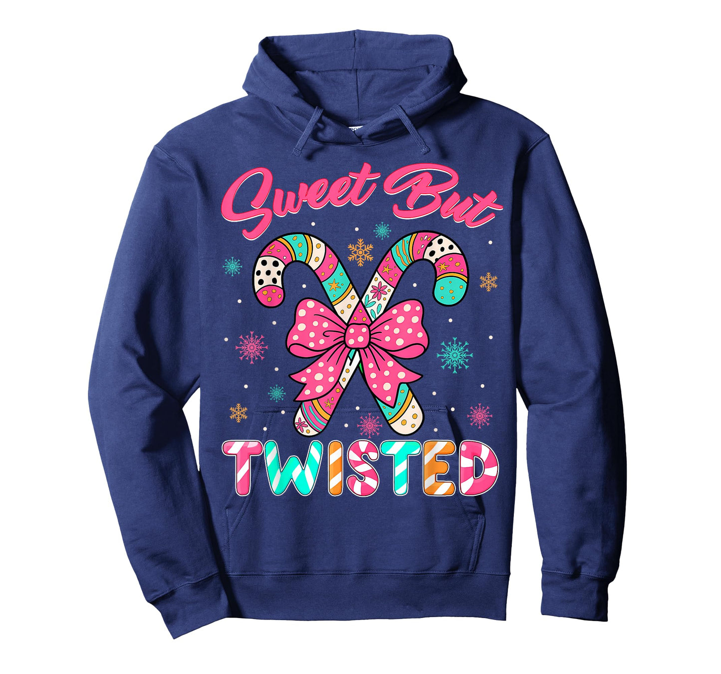 Sweet But Twisted Cute Xmas Candy Cane Christmas T-Shirt