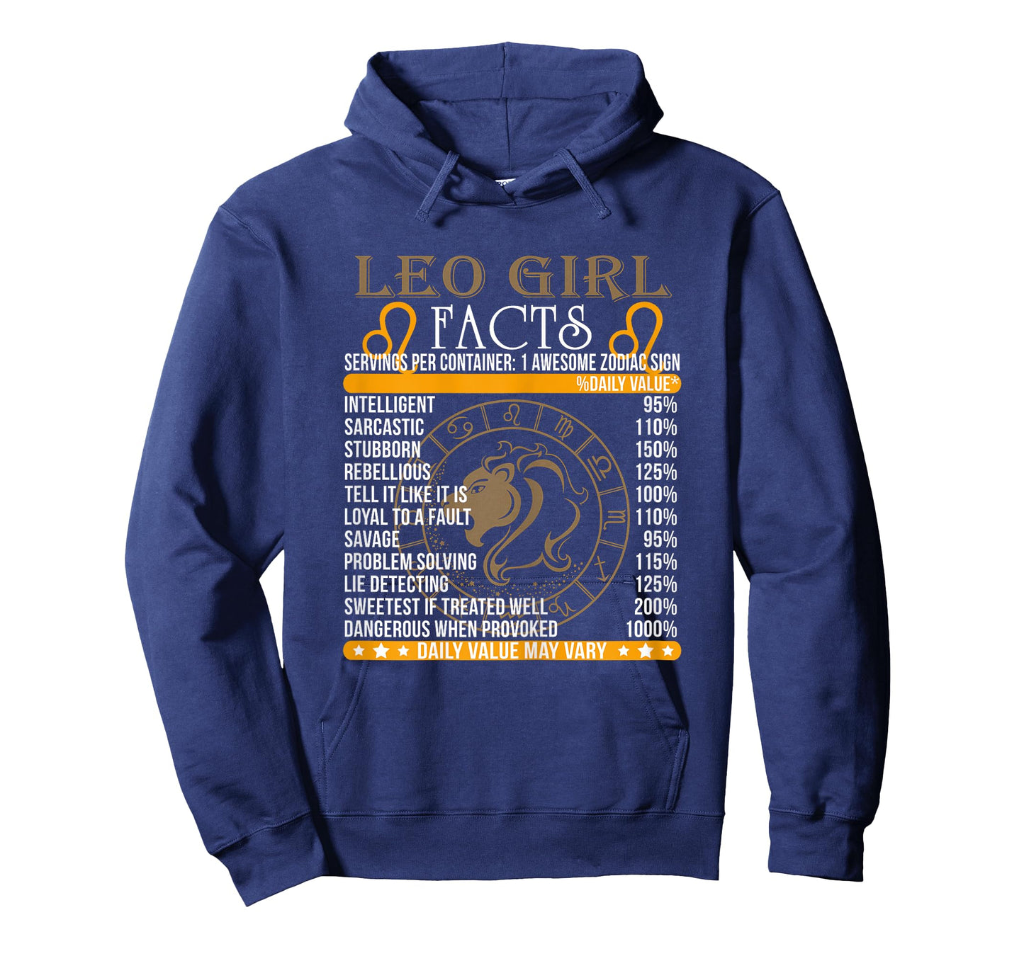 Leo Girl Facts - Awesome Zodiac Sign Tee Shirts T-Shirt