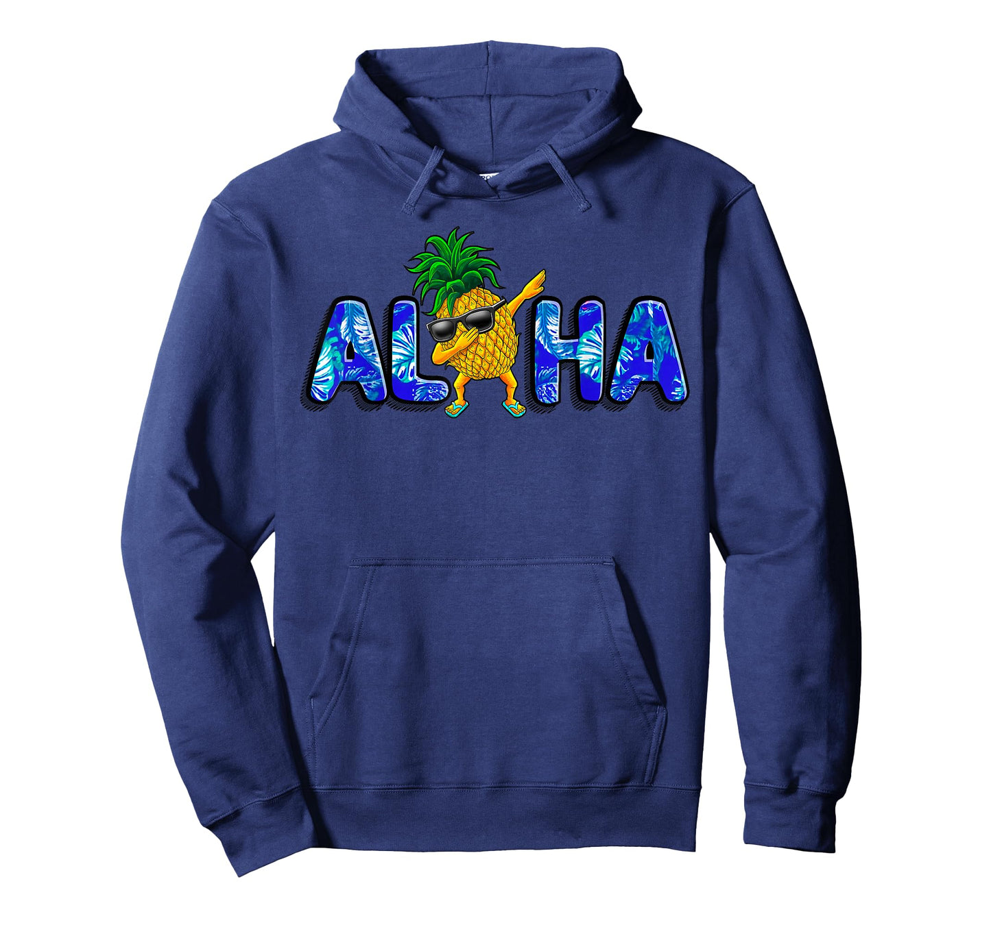 Aloha Dabbing Pineapple Sunglasses Beaches Hawaii Hawaiian T-Shirt