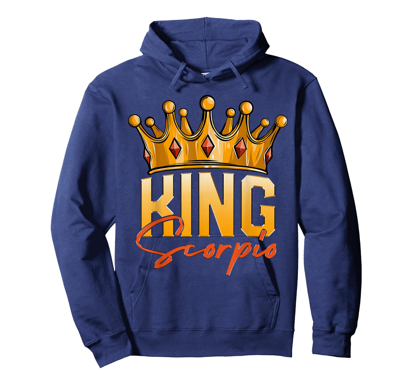 King Scorpio Men Zodiac Birthday Crown T-Shirt