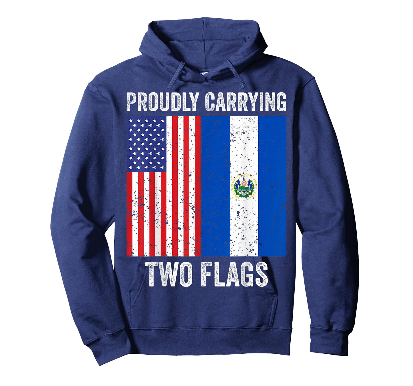 El Salvador Root Salvadoran American USA Flag T-Shirt