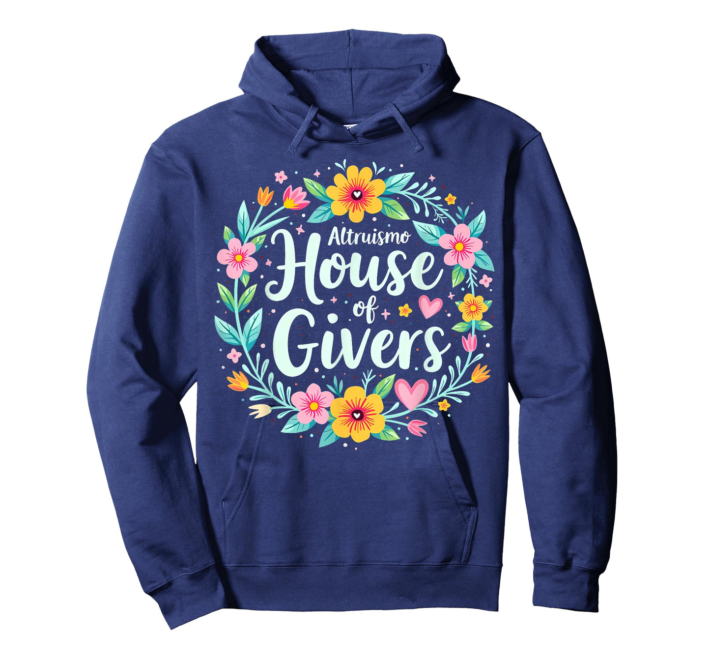 Altruismo House of Givers RCA School Flowers Wreath T-Shirt