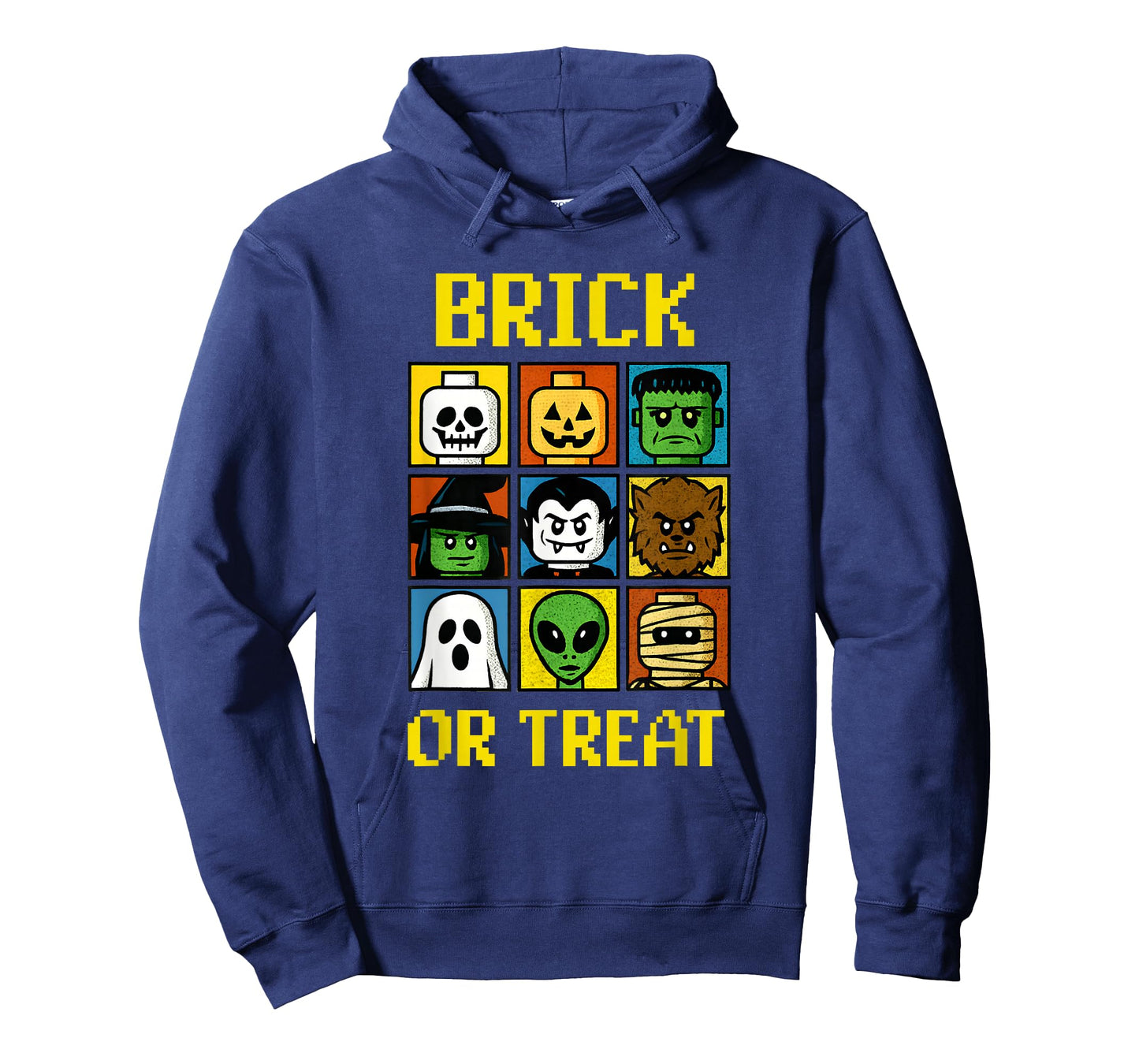 Brick or Treat Halloween Costume Master Builder Blocks Kids T-Shirt