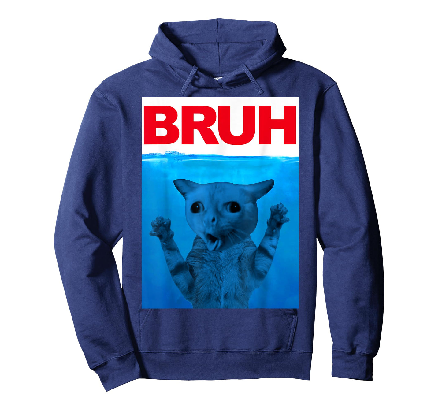 Bruh Meme Funny Saying Brother Greeting Teens Boys Bruh Cat T-Shirt