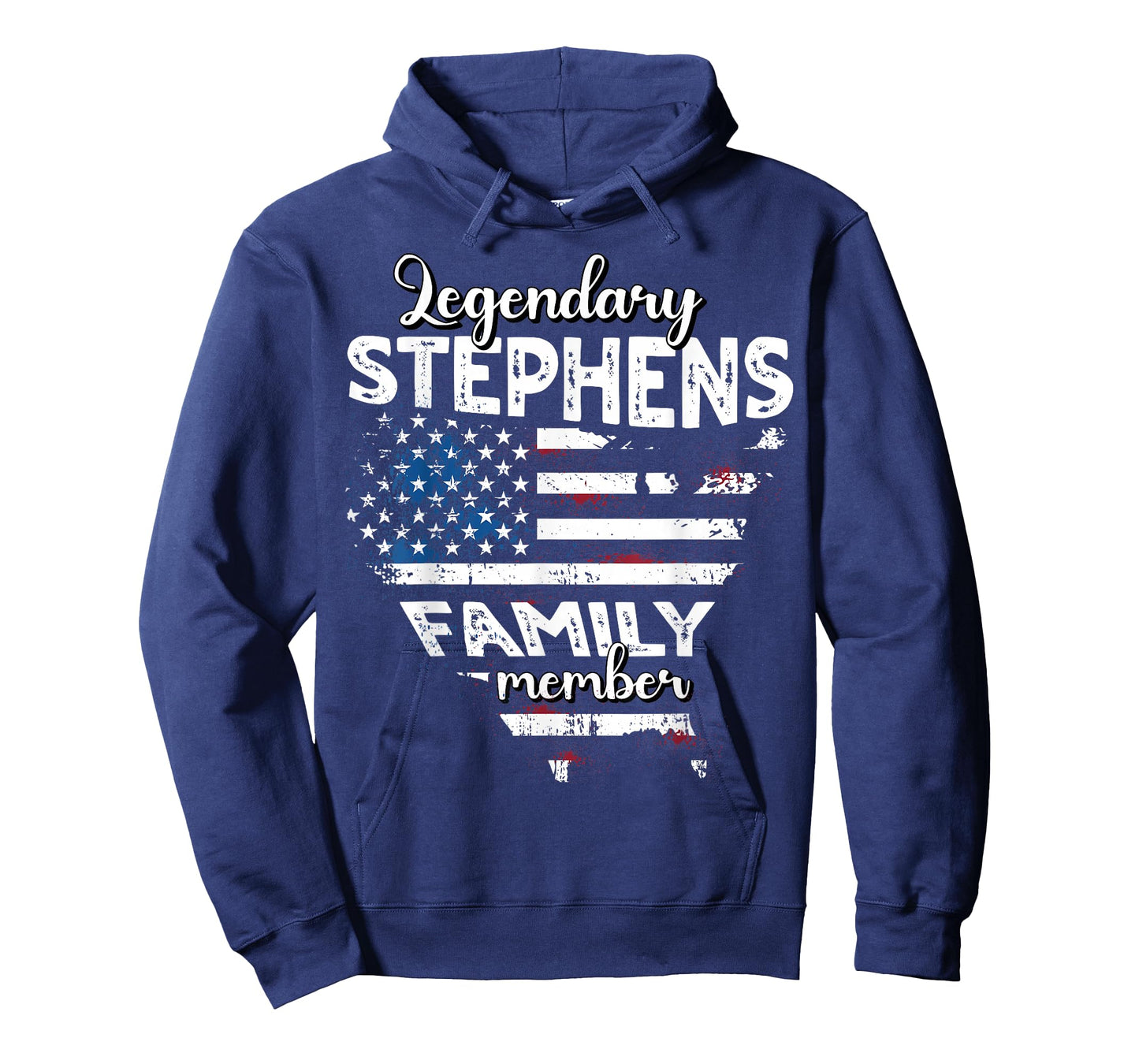 Surname Stephens US Flag Stephens Last Name Stephens T-Shirt
