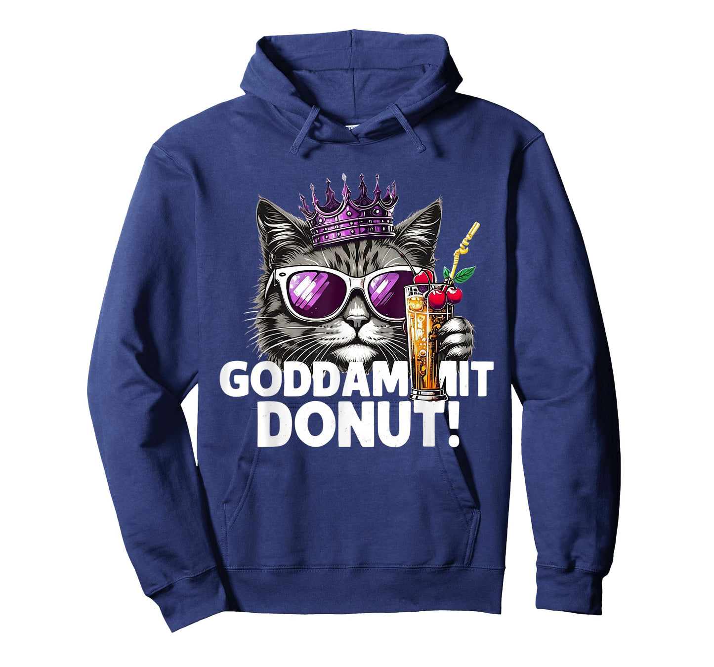 Donut Princess Cat Meme Tee – Kawaii Funny Cartoon Style T-Shirt