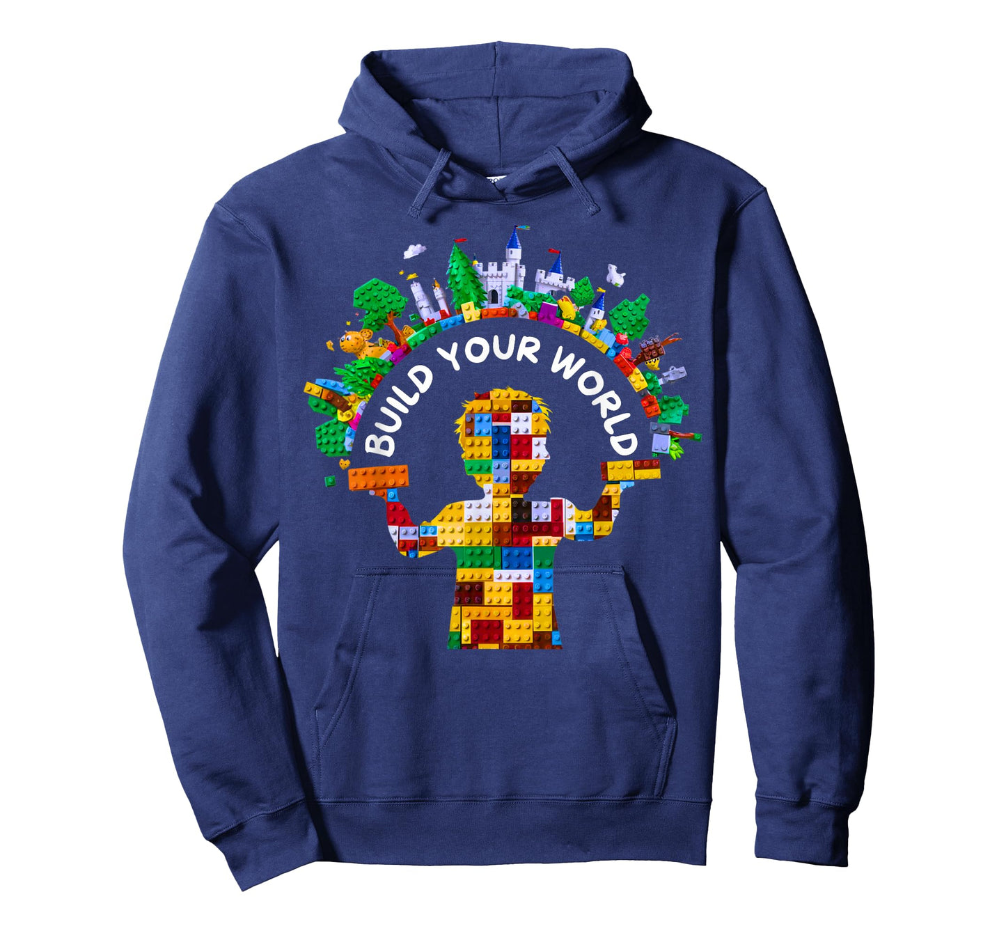 Master Builder Kids Building Blocks Brick Toys Birthday Boys T-Shirt