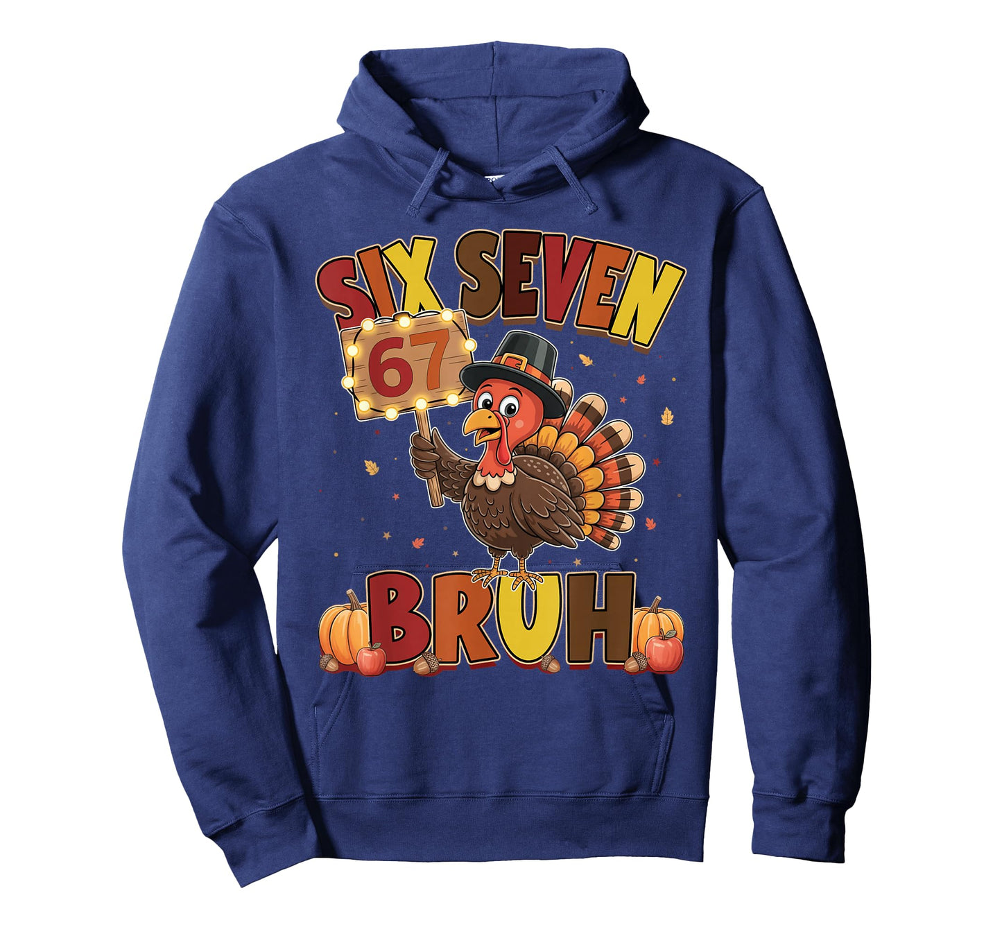 Six Seven 67 Thanksgiving Meme Funny Thankful Turkey Dabbing T-Shirt