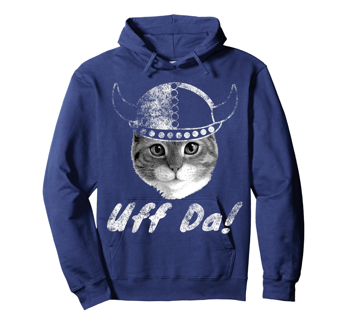 Viking Cat Uff Da Scandinavian Norwegian Men Women Kids T-Shirt