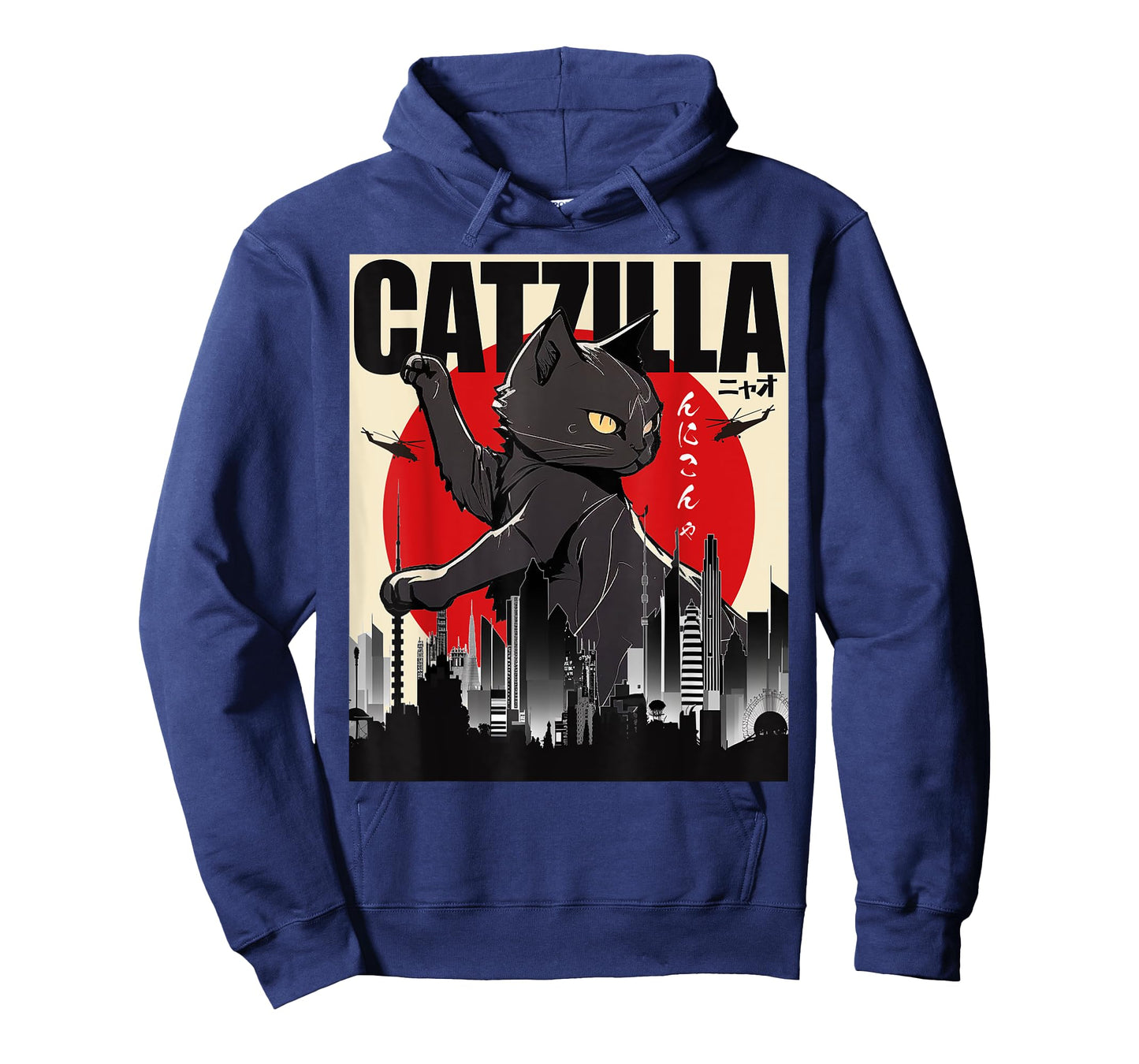 Catzilla Funny Cat Shirt, Funny Cat T-shirt, Cat Lover T-Shirt