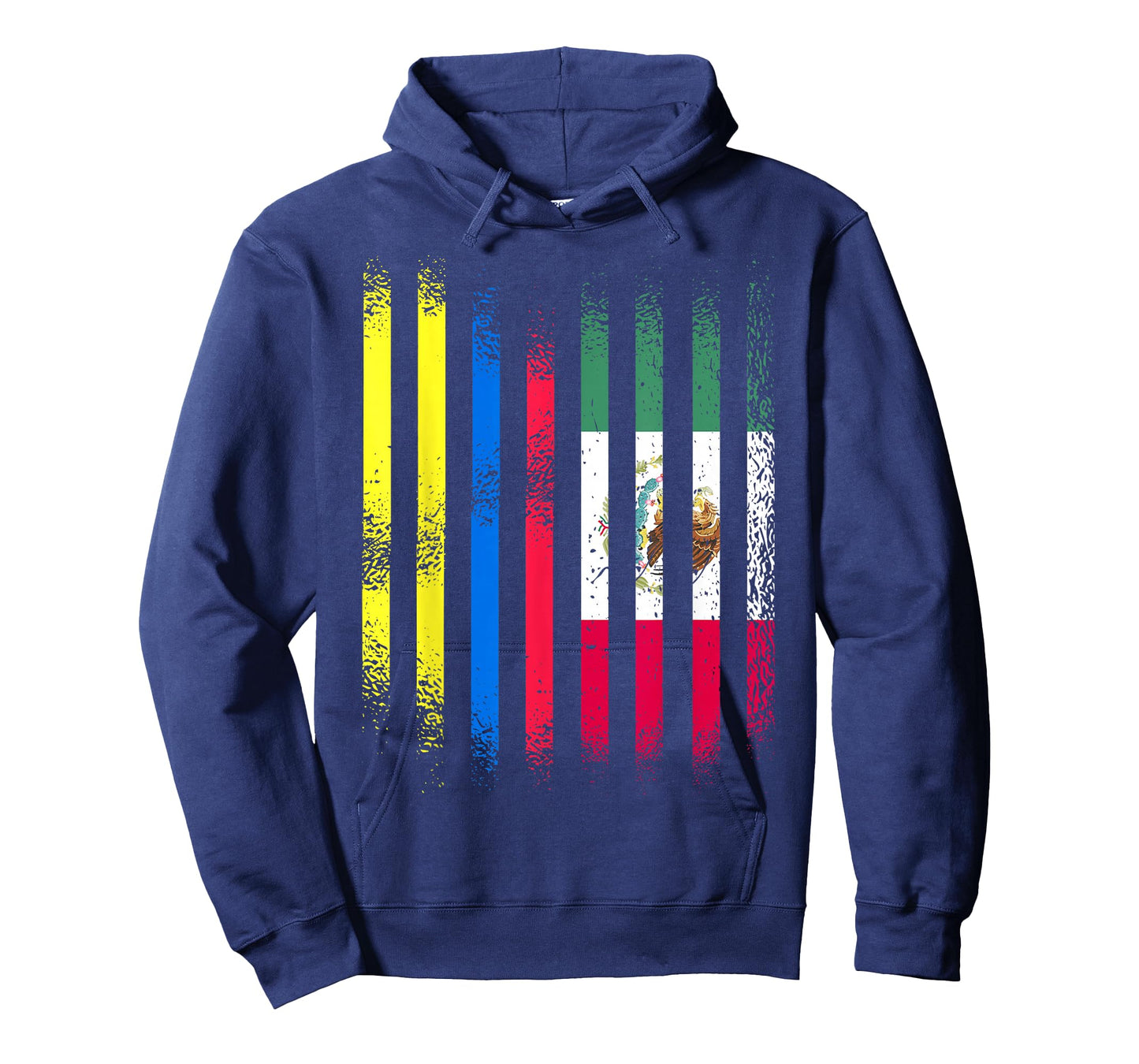 Colombia Flag Mexico Grown Country Flags Stripes T-Shirt