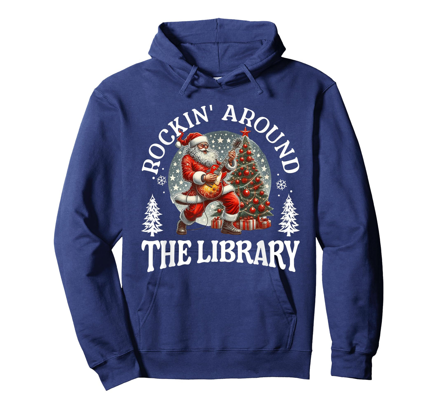 Rockin’ Around The Library Christmas Graphic T-Shirt