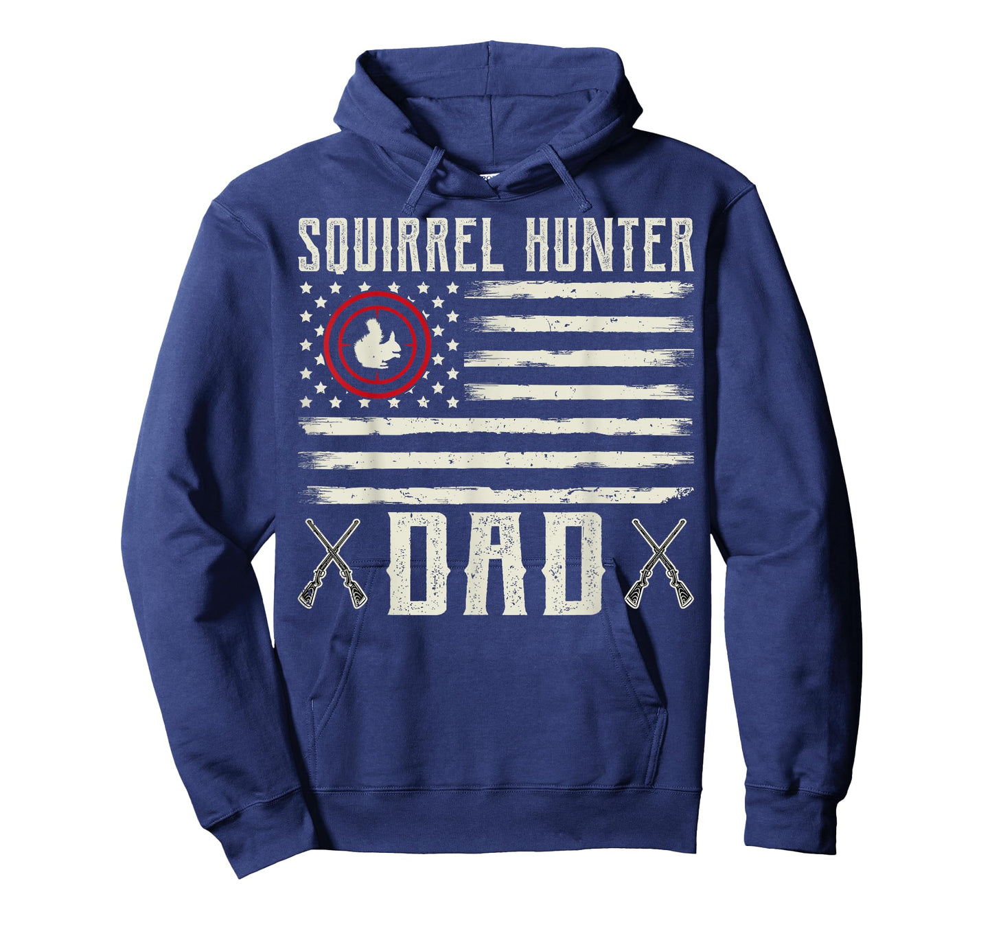 Squirrel Hunter Dad - American Flag Squirrel Hunter Dad T-Shirt