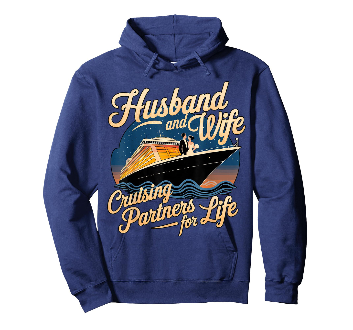 Husband and Wife Cruising Partners for Life Cruise Vacation T-Shirt