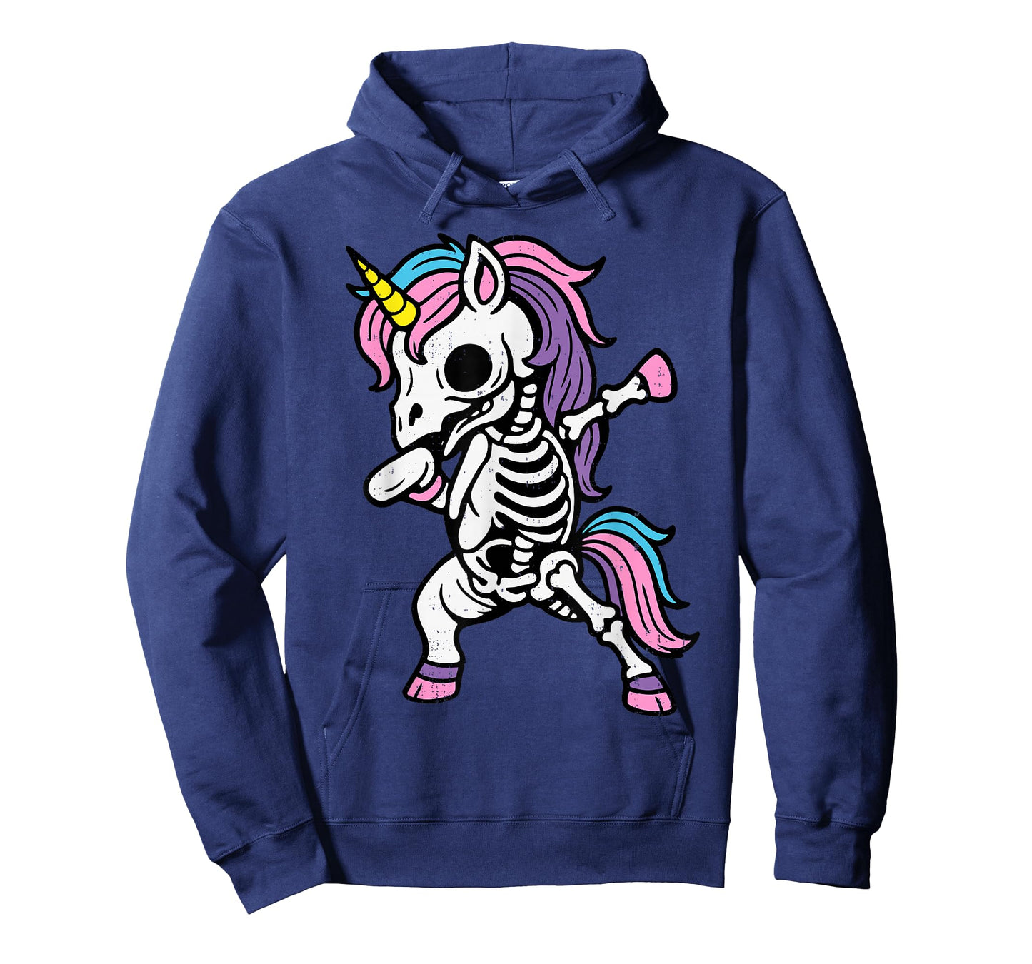 Skeleton Dabbing Unicorn Halloween Costume Boys Girls Kids T-Shirt