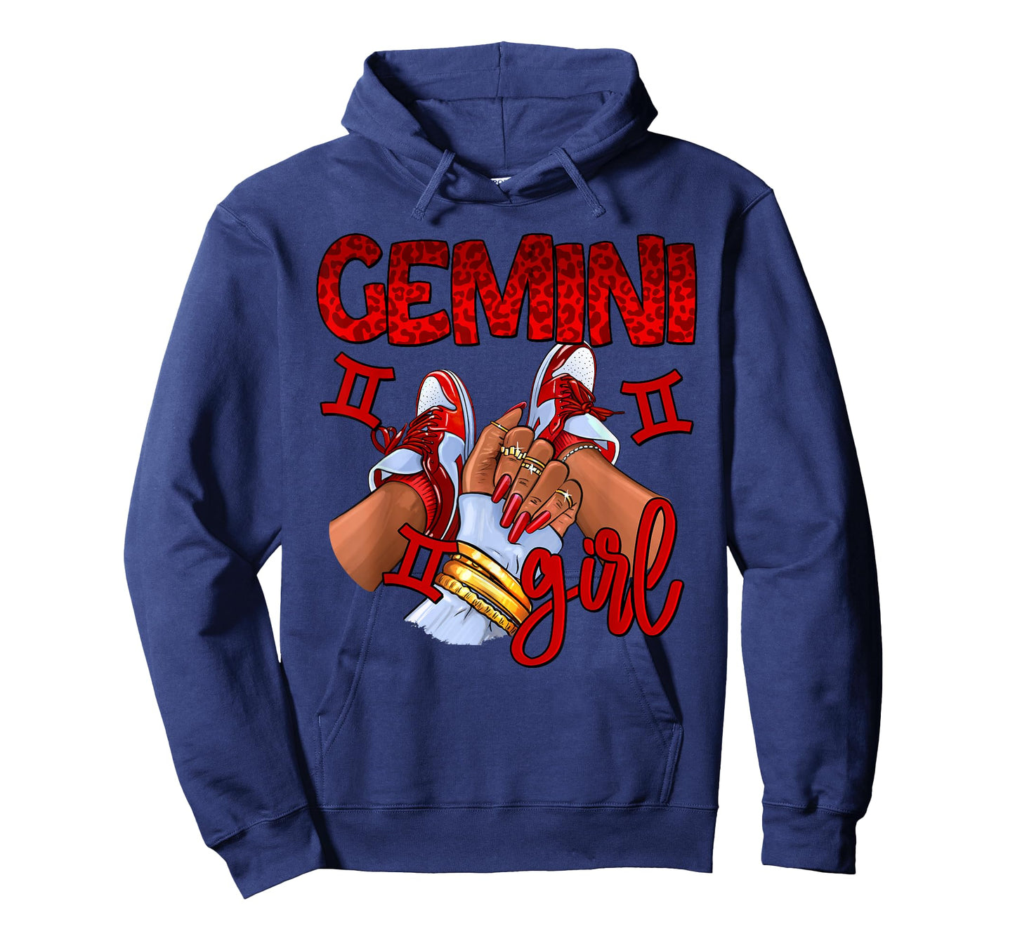 Gemini Girl Birthday Women Sneakers Zodiac Sign Bday T-Shirt