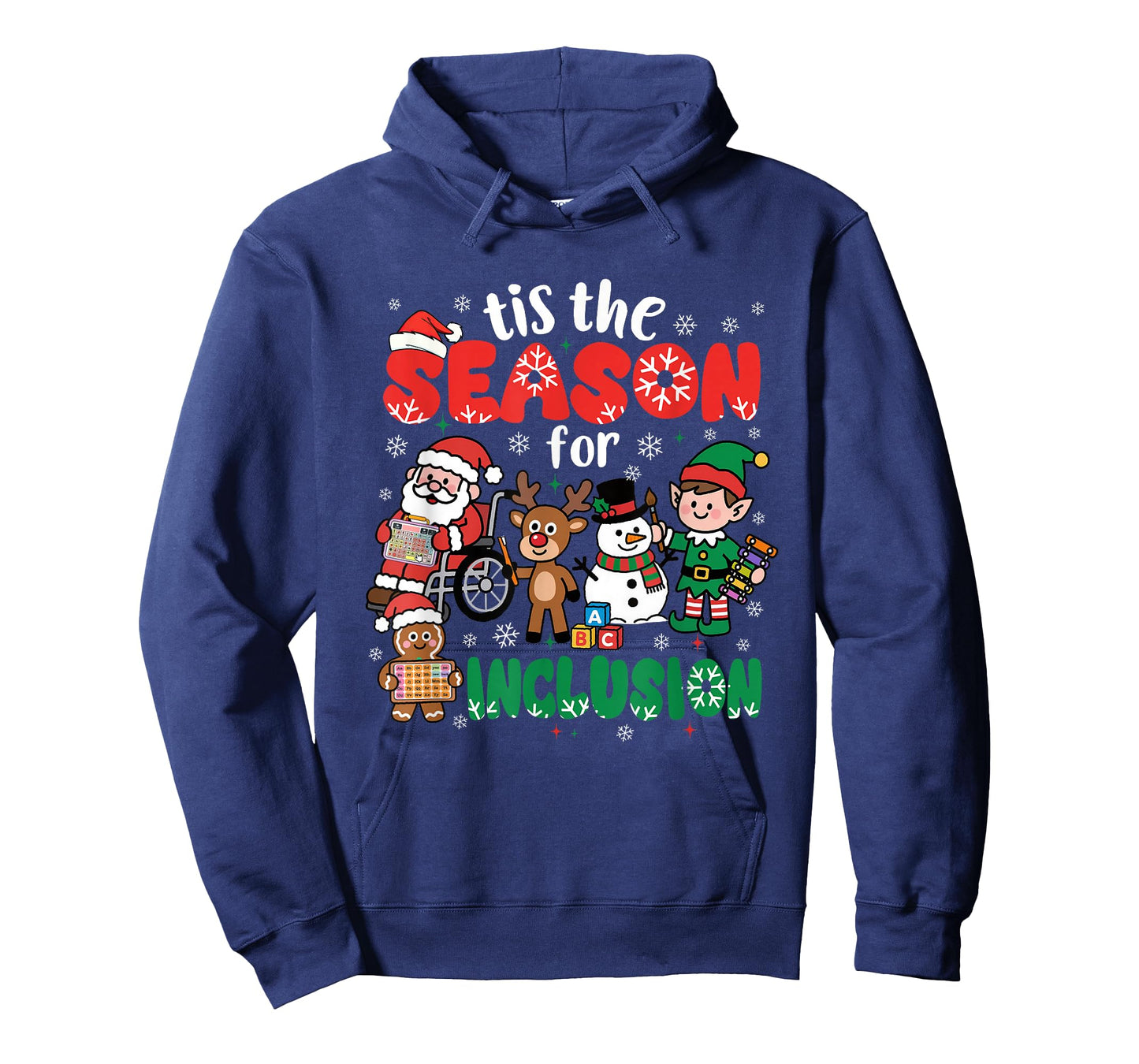 Christmas Sped Teacher Tis The Season for Inclusion Women T-Shirt
