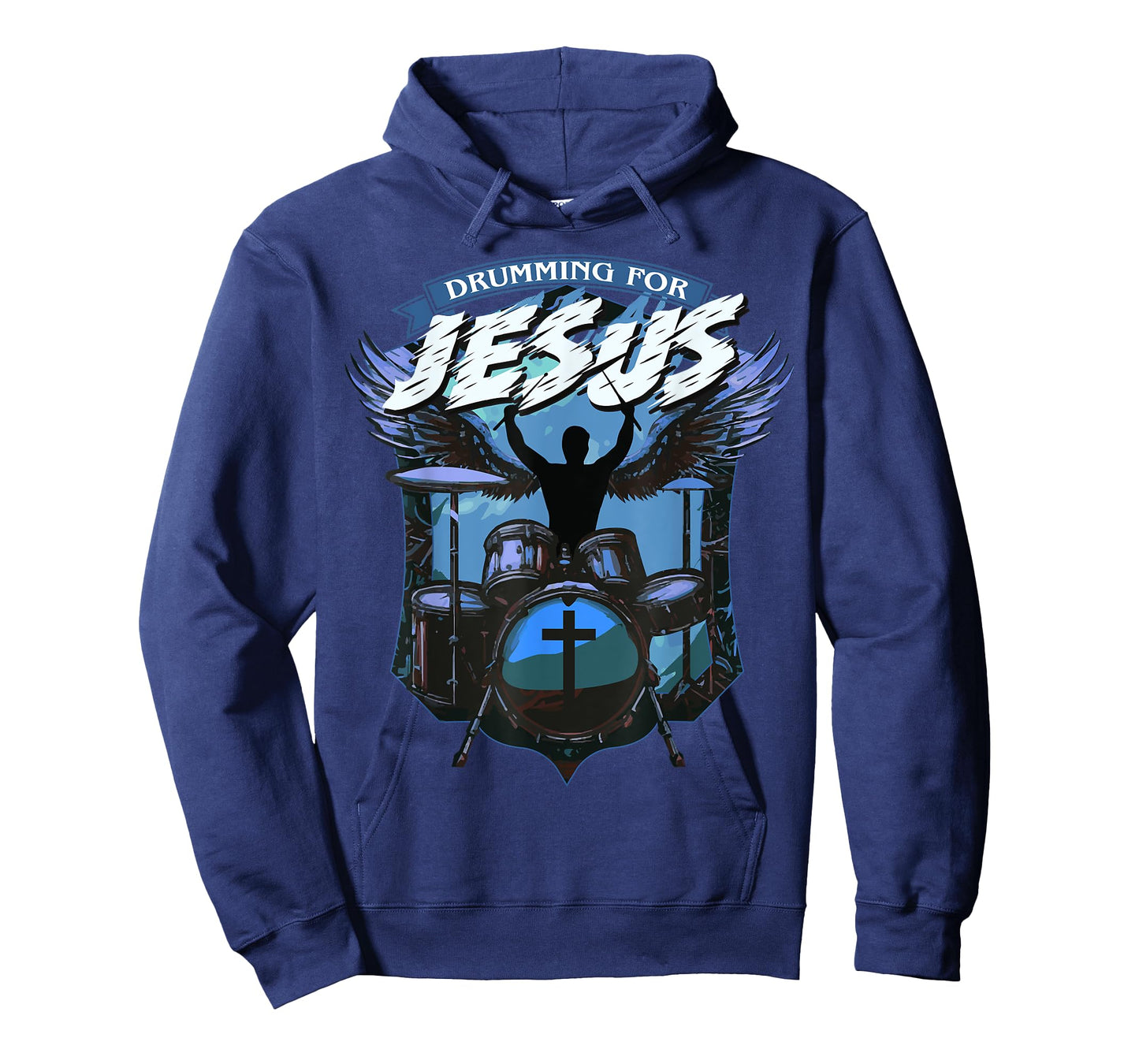 Christian Drummer T-shirts for Men Worship Apparel Christian Music T-shirt Black Small Drumming for Jesus T-shirt
