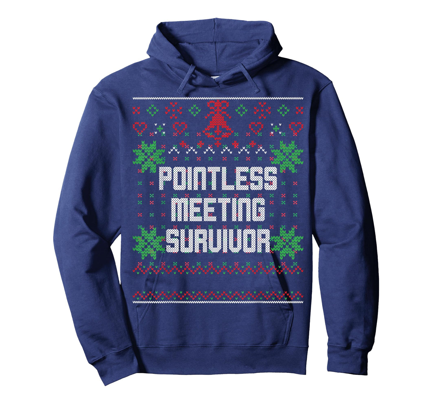 Christmas Pointless Meeting Survivor Ugly Office Party Top T-Shirt