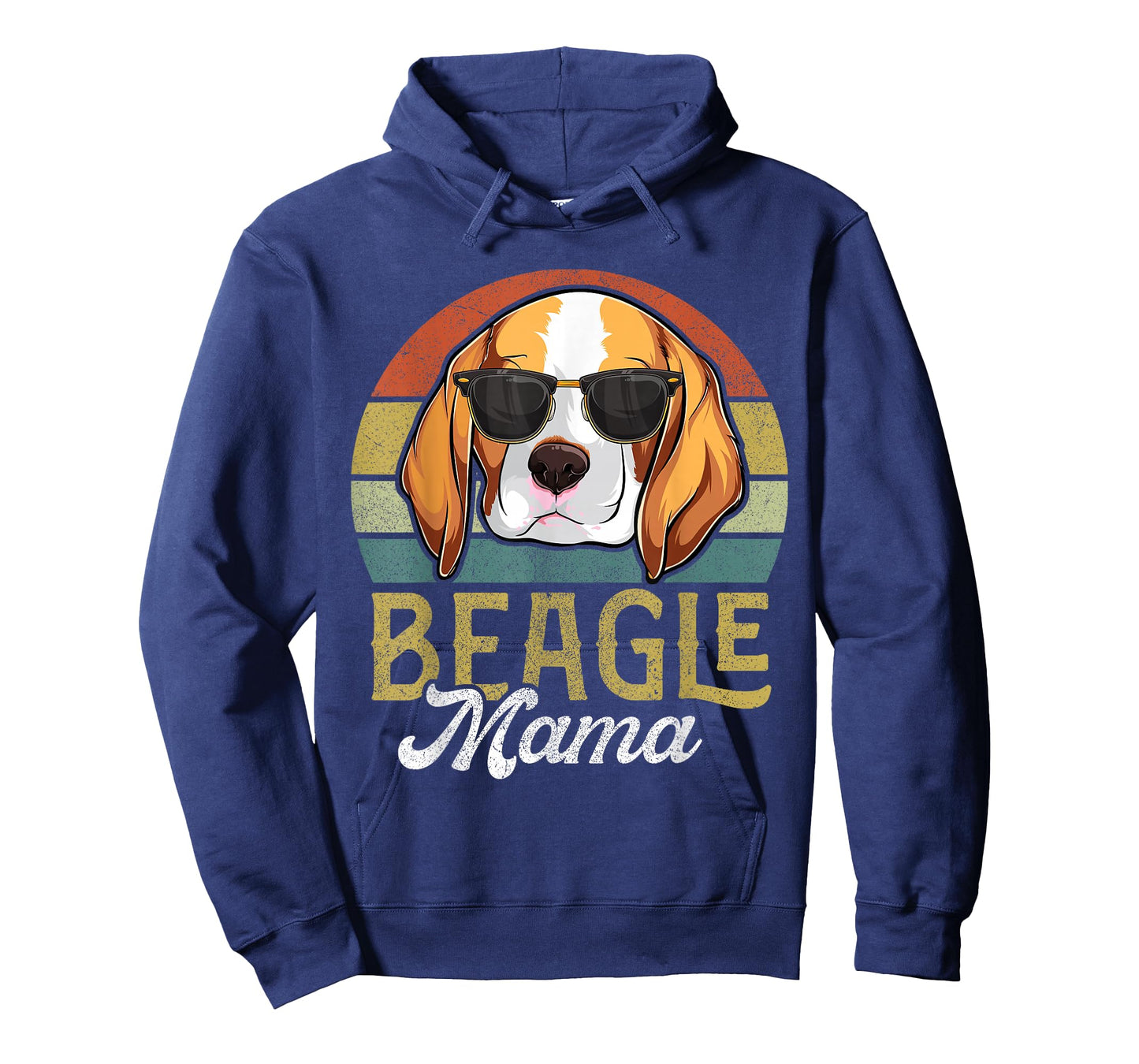 Retro Beagle Mama Shirt Women, Mothers Day Dog Mom T-Shirt