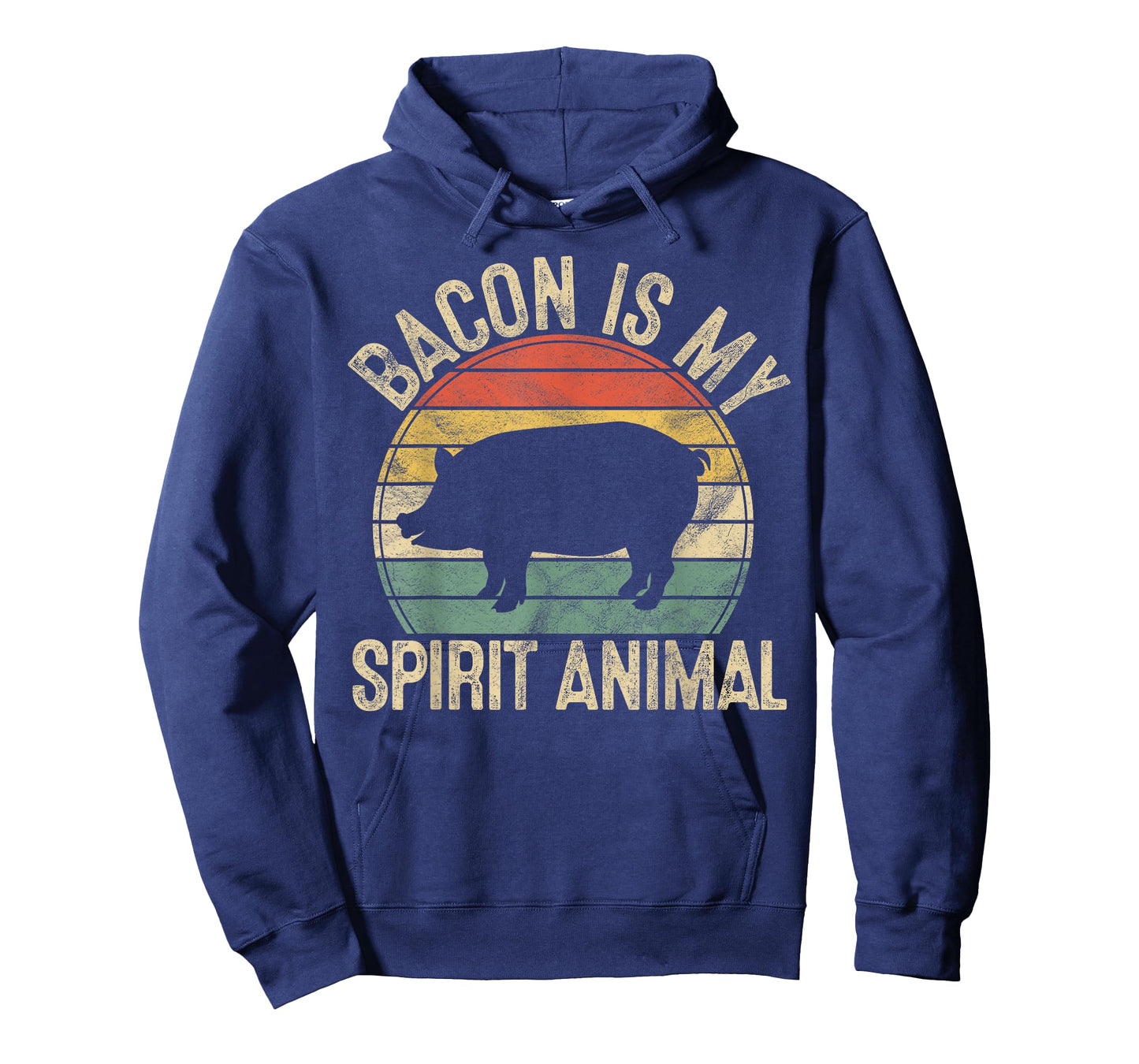 Bacon Is My Spirit Animal Gift Retro BBQ Costume Pork Grill T-Shirt
